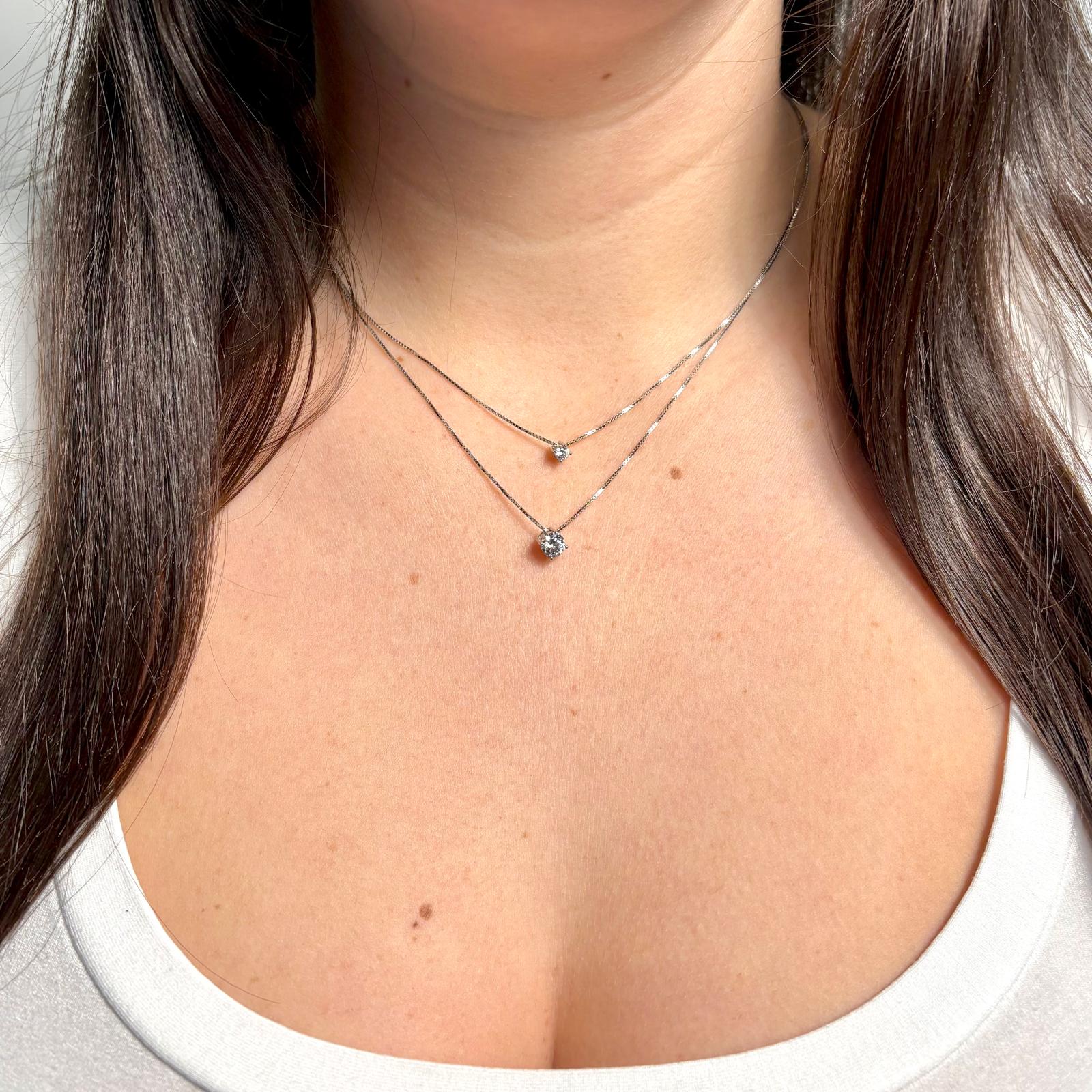 Taormina Necklace with Solitaire