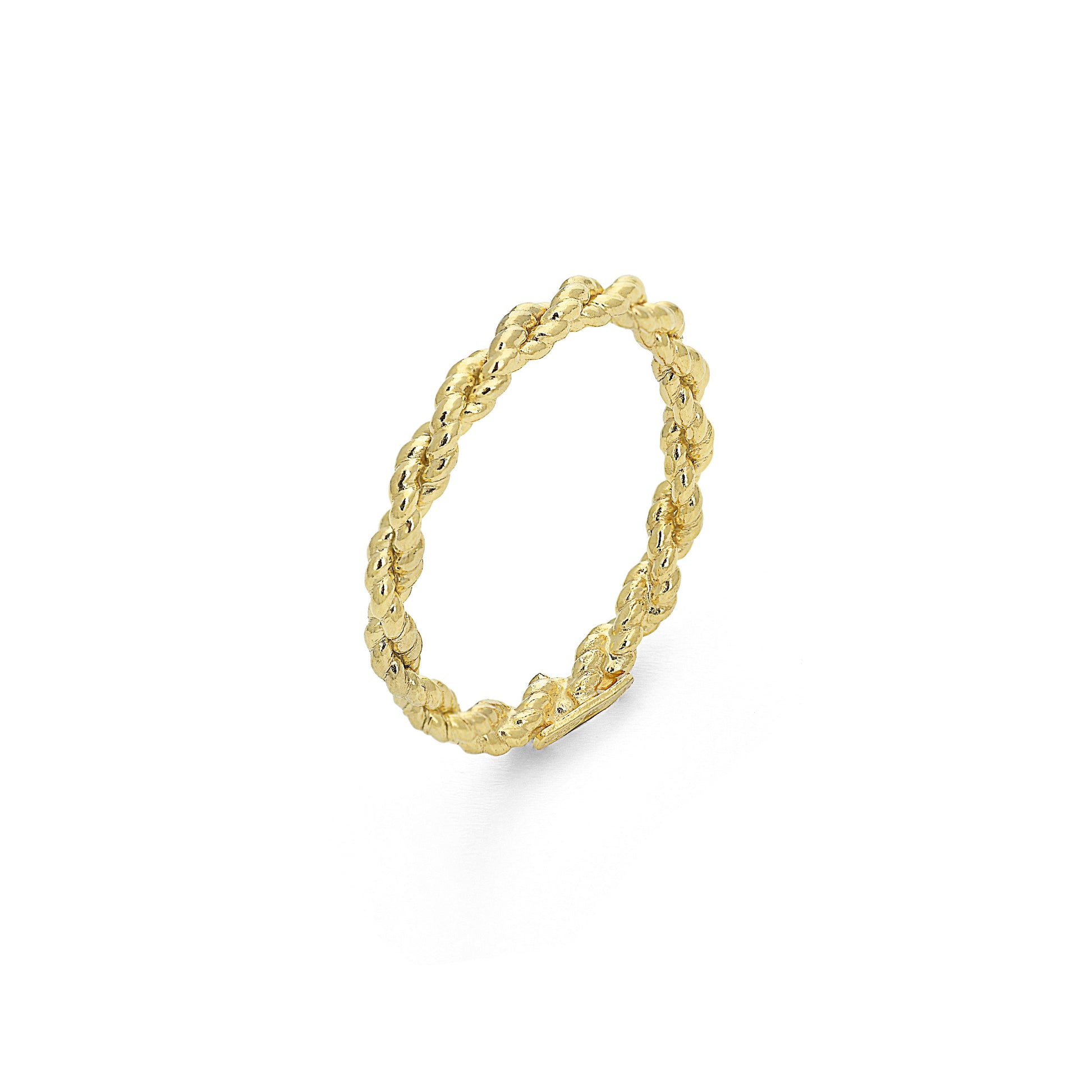 Anello oro intrecciato