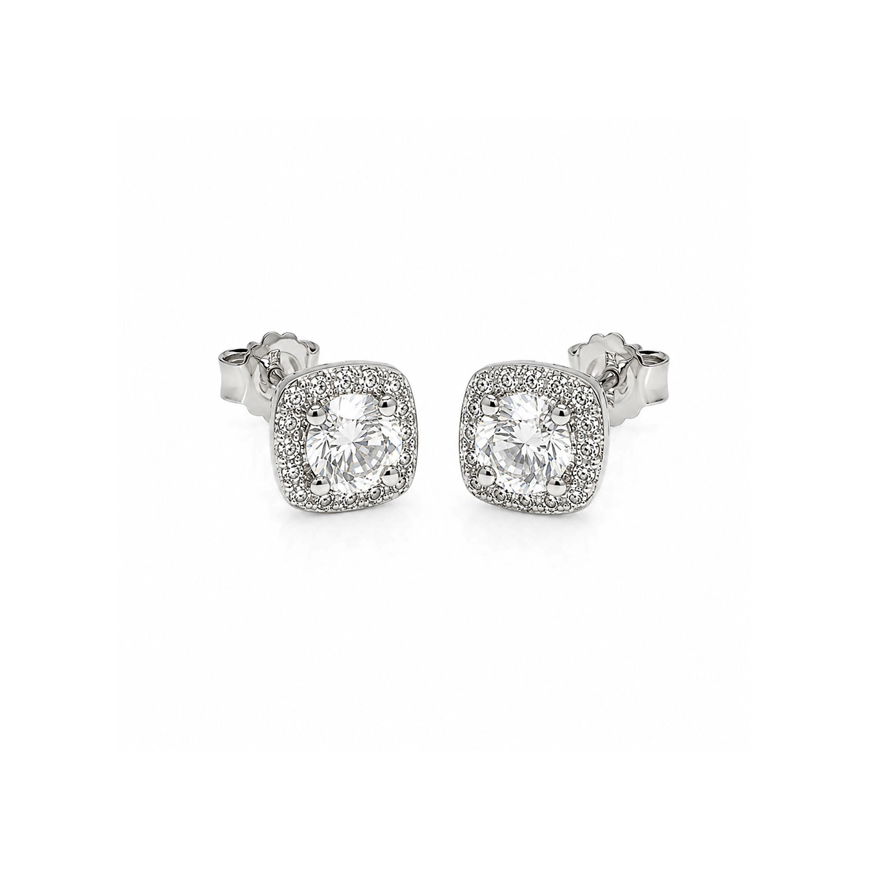 Orecchini Punto Luce Zirconi Moissanite