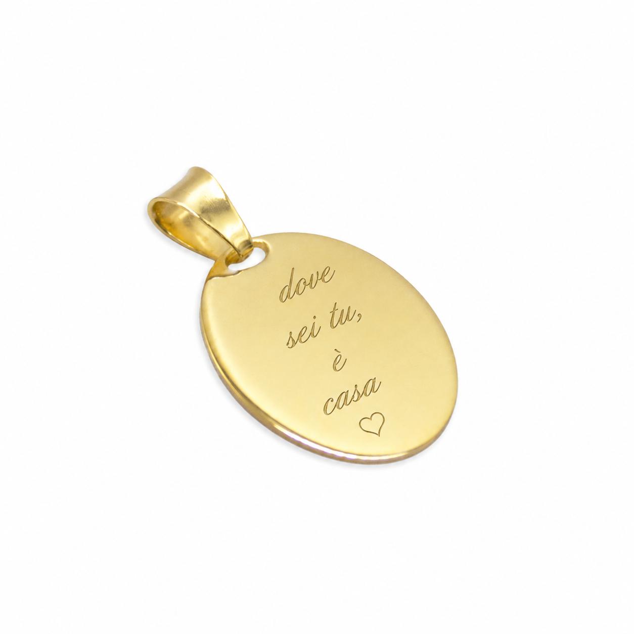 Oval Plate Pendant