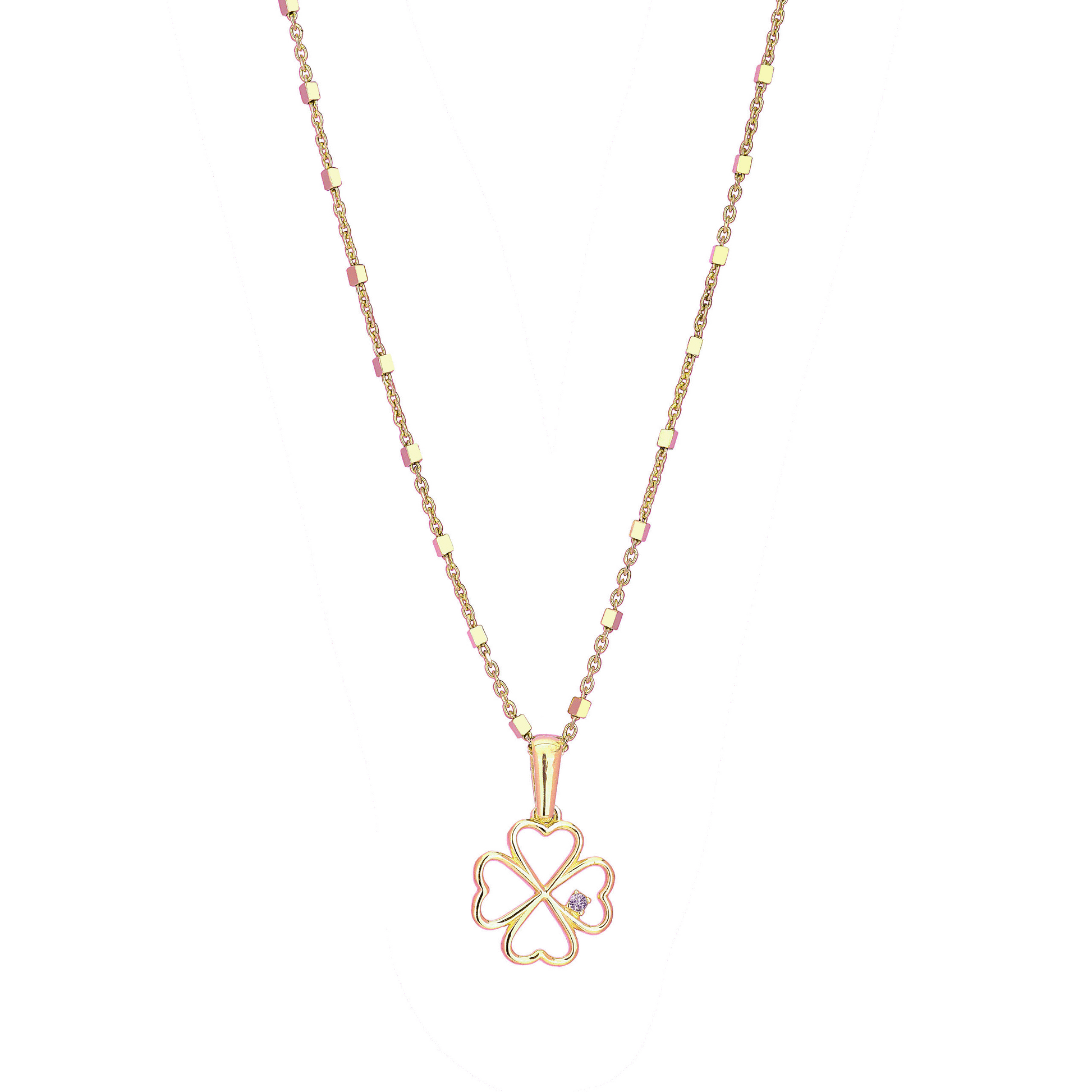 Lucky Clover Pendant Necklace