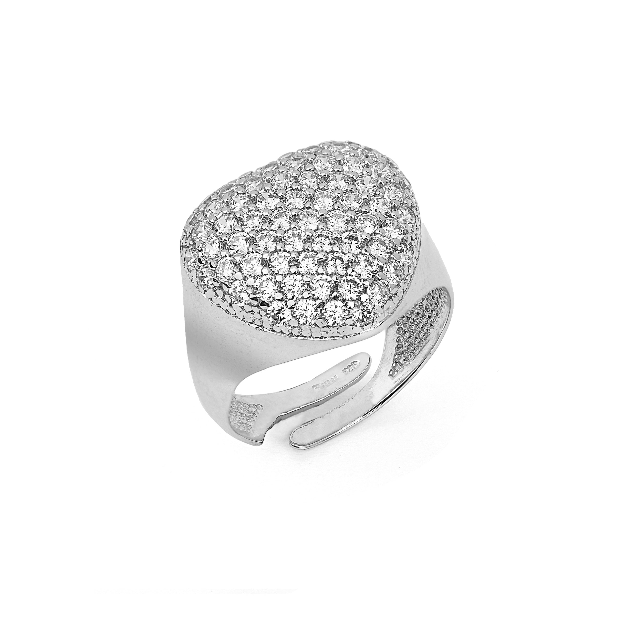 Anello madera forma cuore