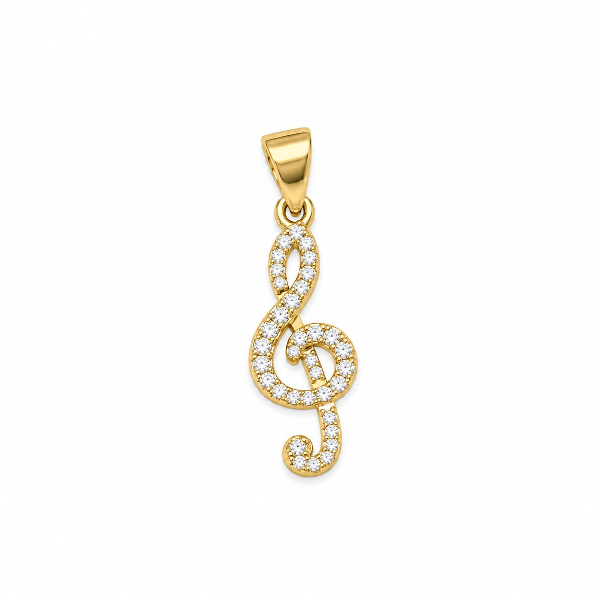 Mom Heart Pendant Zirconia