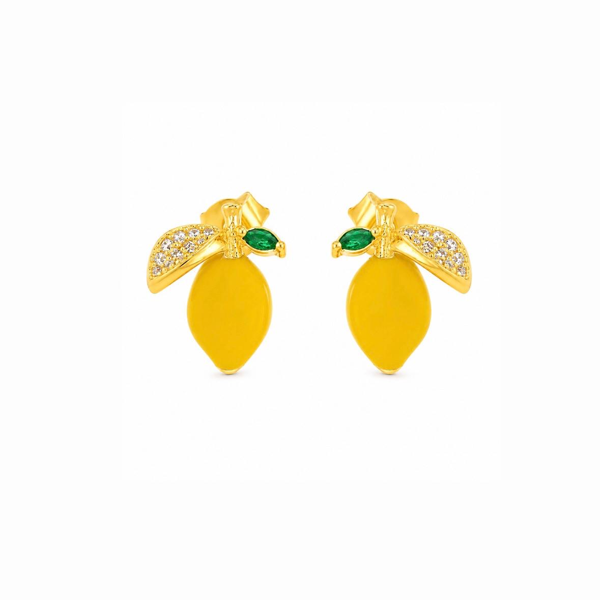 Sorrento Lemon Earrings