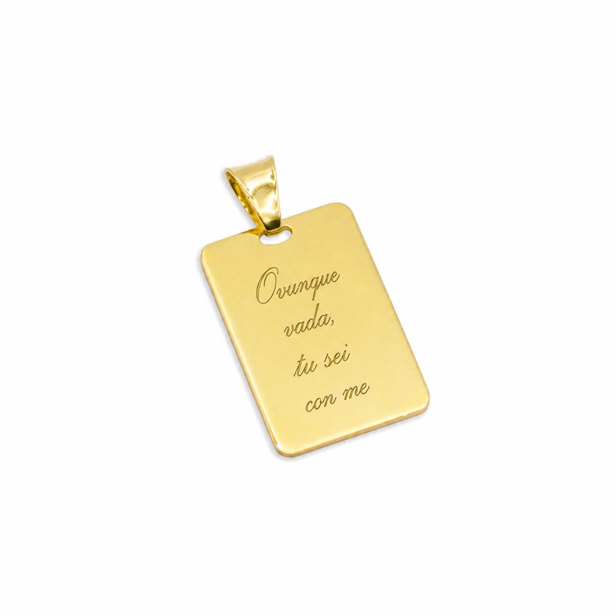 Rectangular Tag Pendant