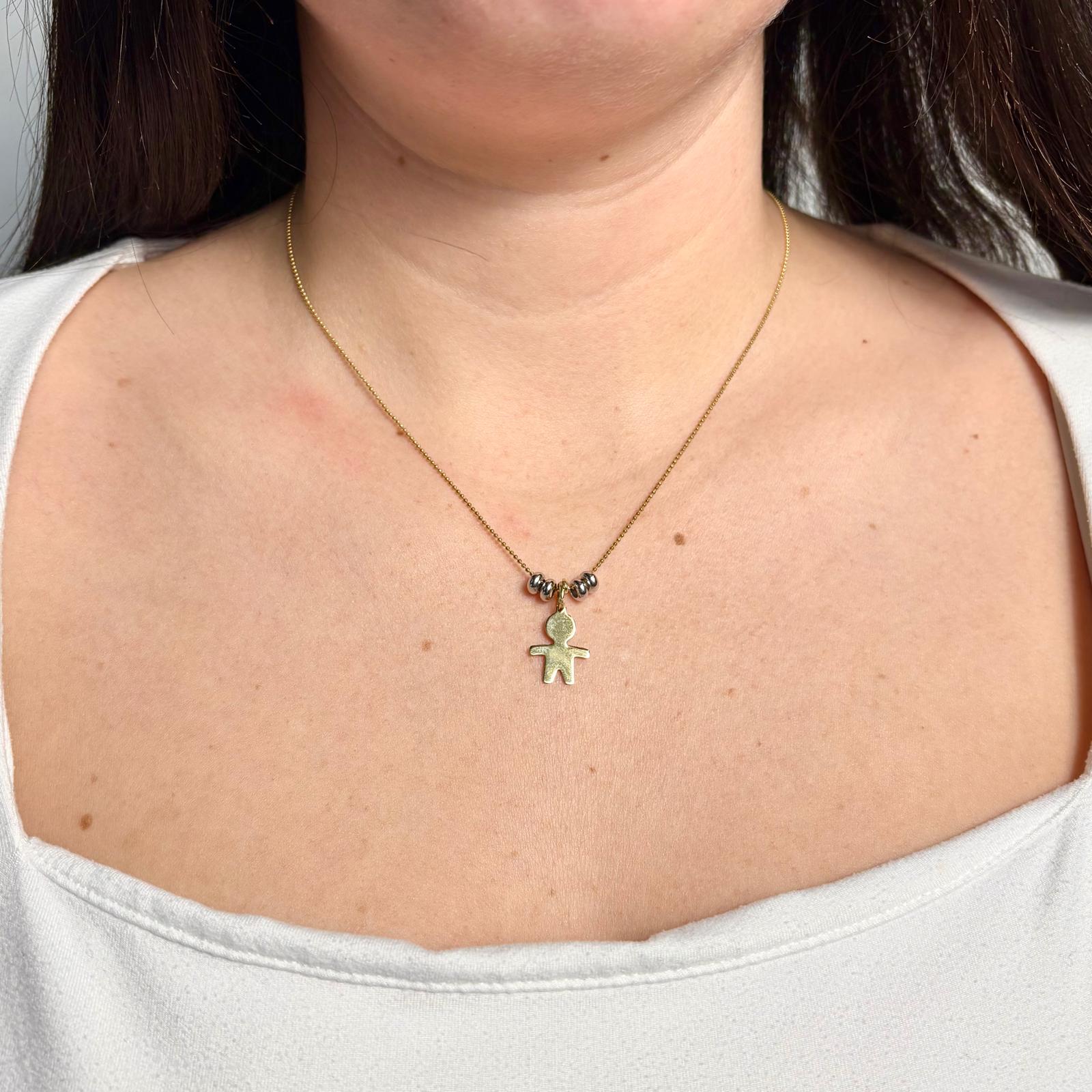 Collana Rondelle Bimbo e Bimba