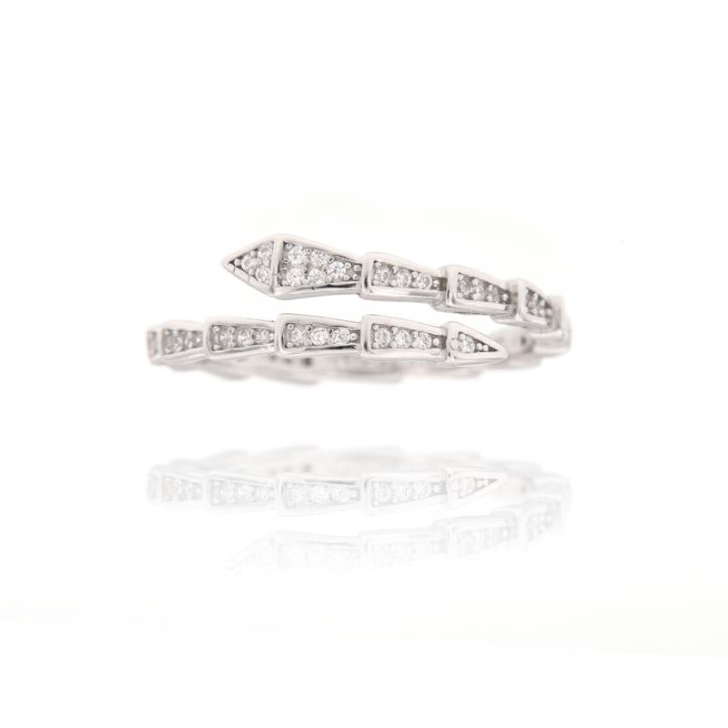 Anello Snake Zirconi