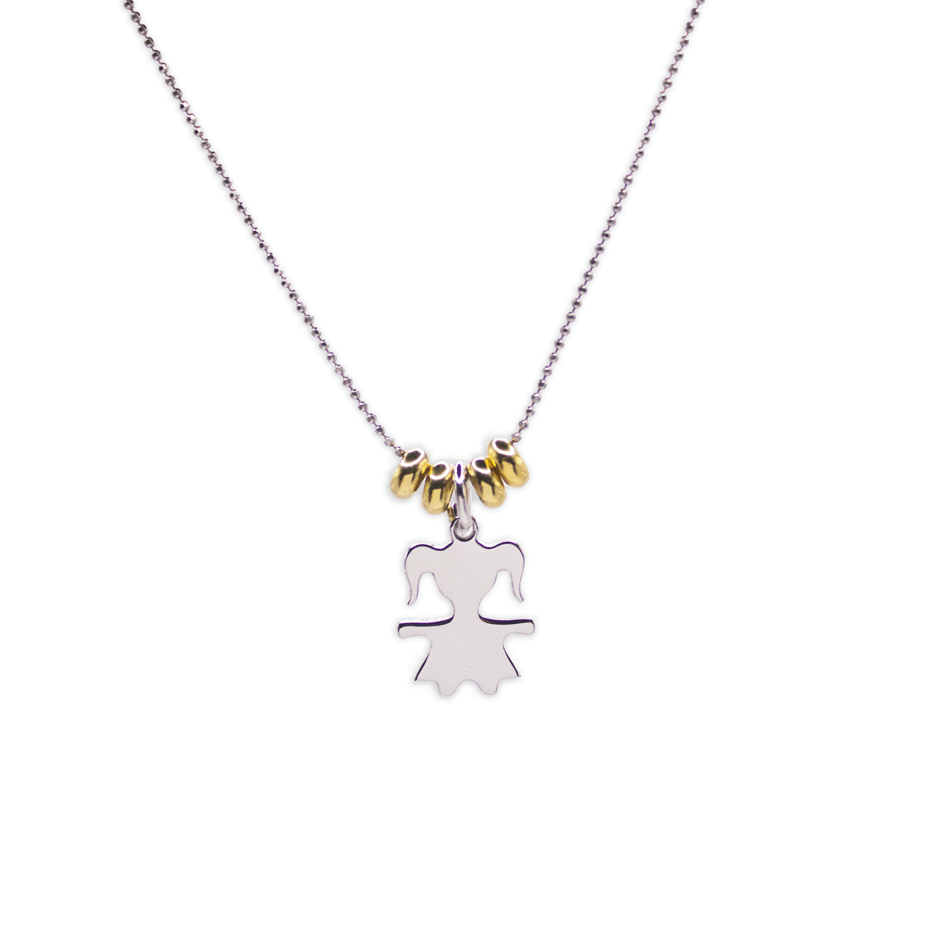 Collana Rondelle Bimbo e Bimba