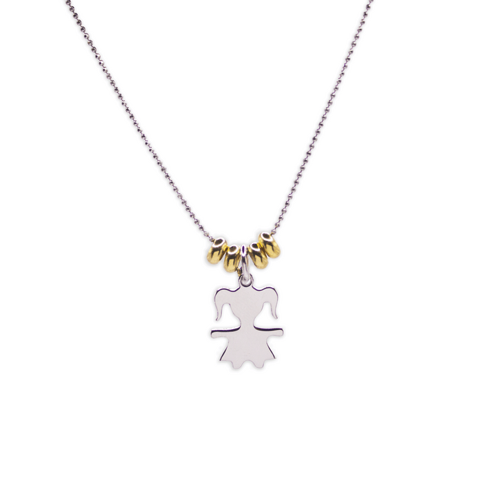 Collana Rondelle Bimbo e Bimba