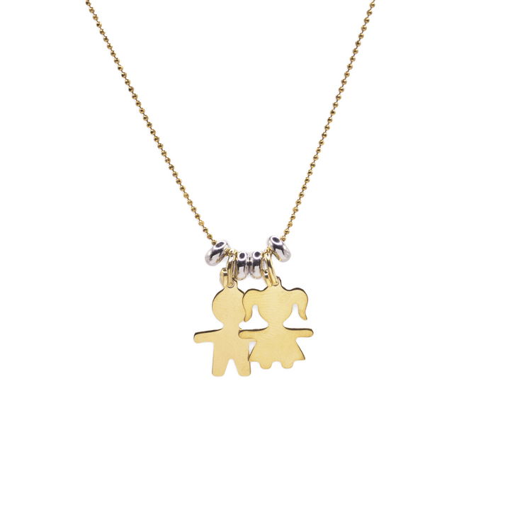 Collana Rondelle Bimbo e Bimba