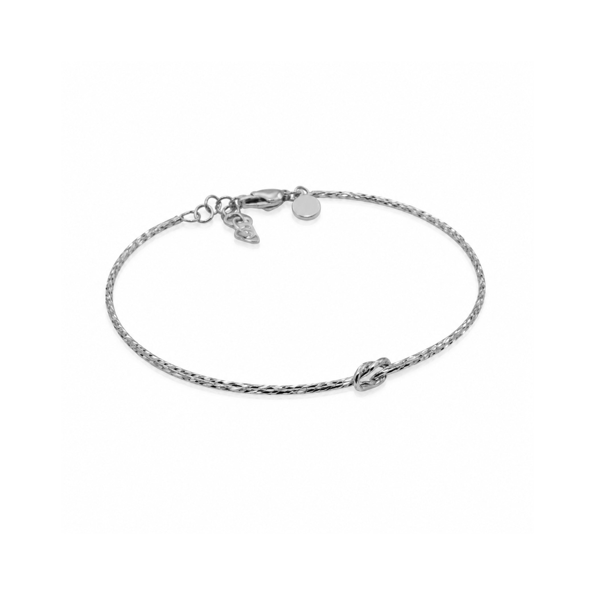 Malaga Diamond-Cut Rigid Knot Bracelet