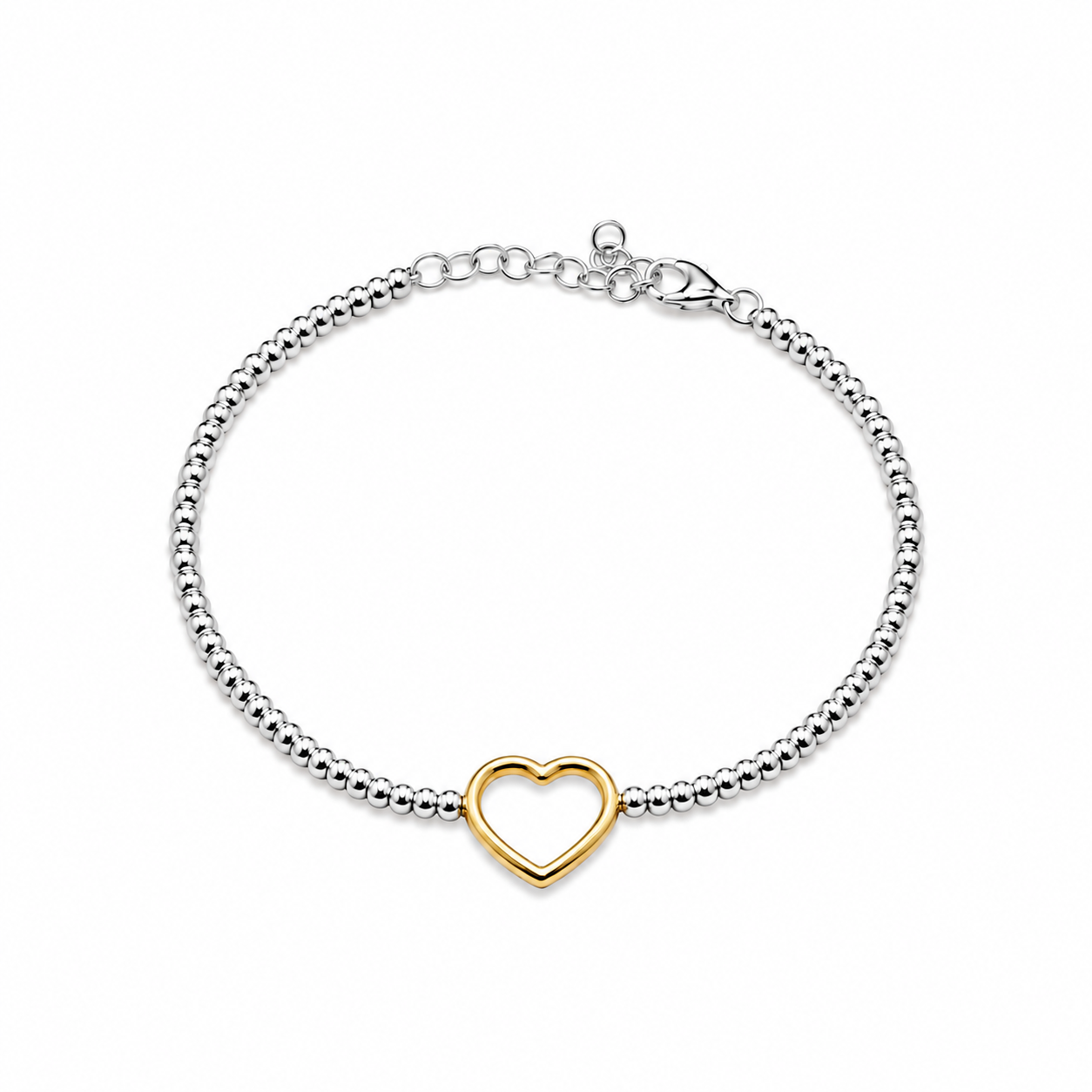 Bracciale Berlino Rondelle Elemento Cuore Filo