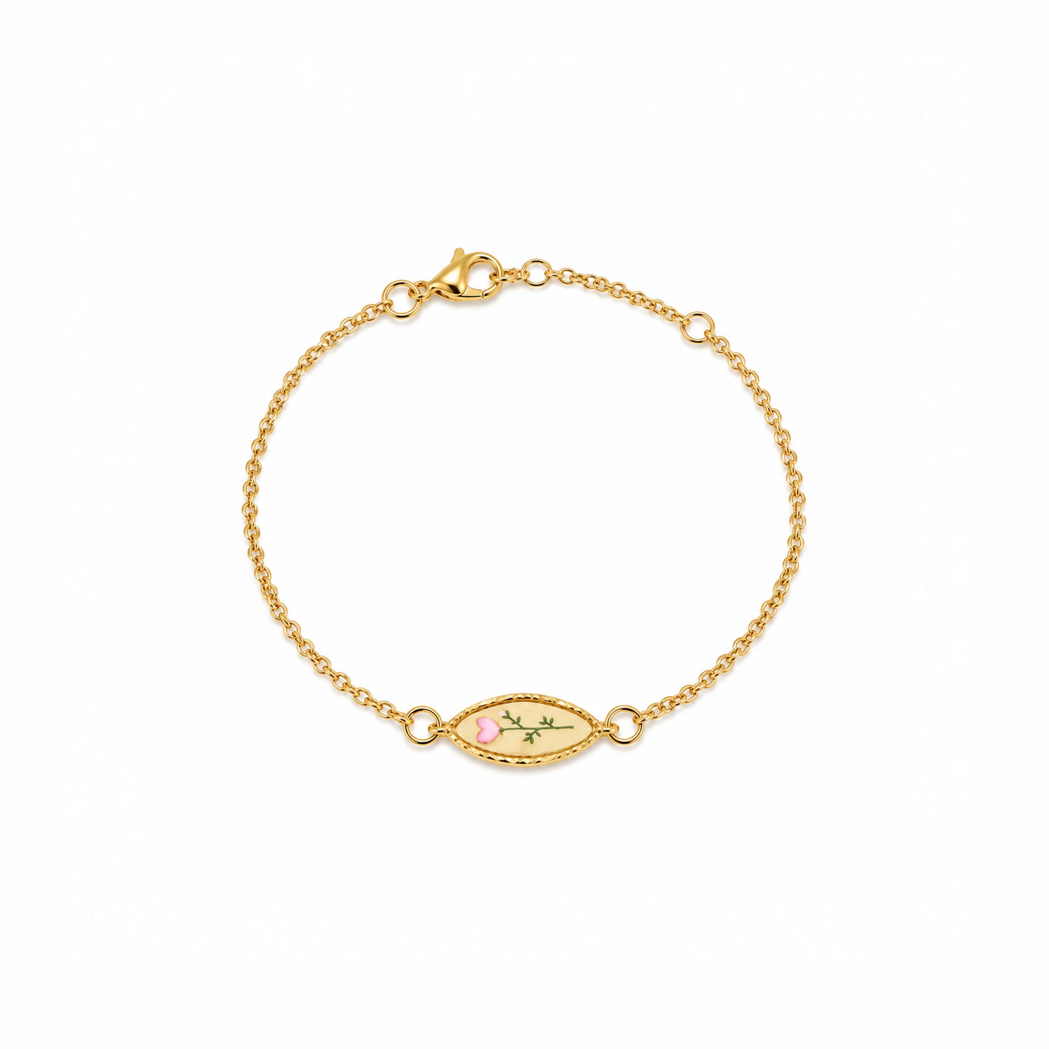 Giverny Diamond Plaque Bracelet