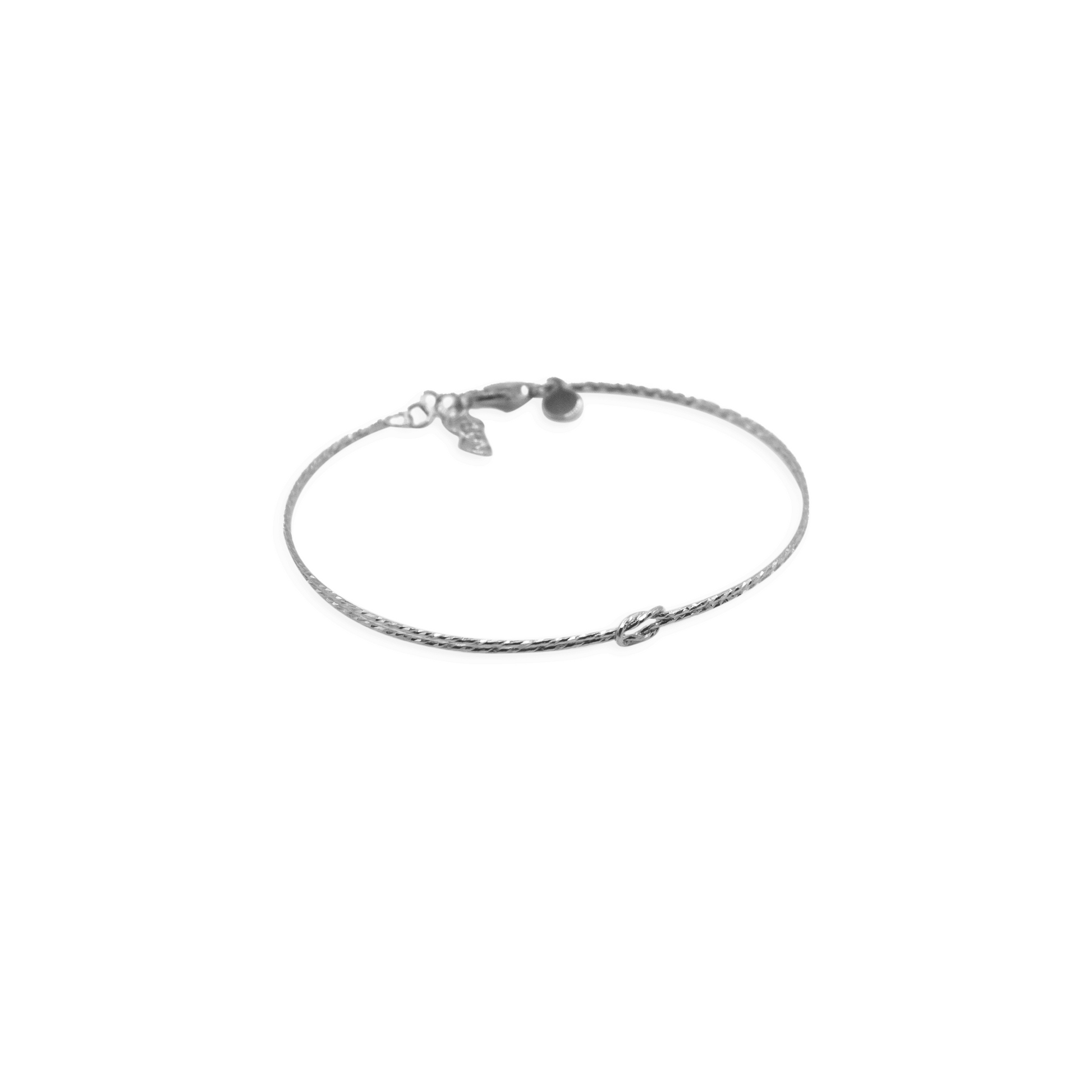 Malaga Diamond-Cut Rigid Knot Bracelet