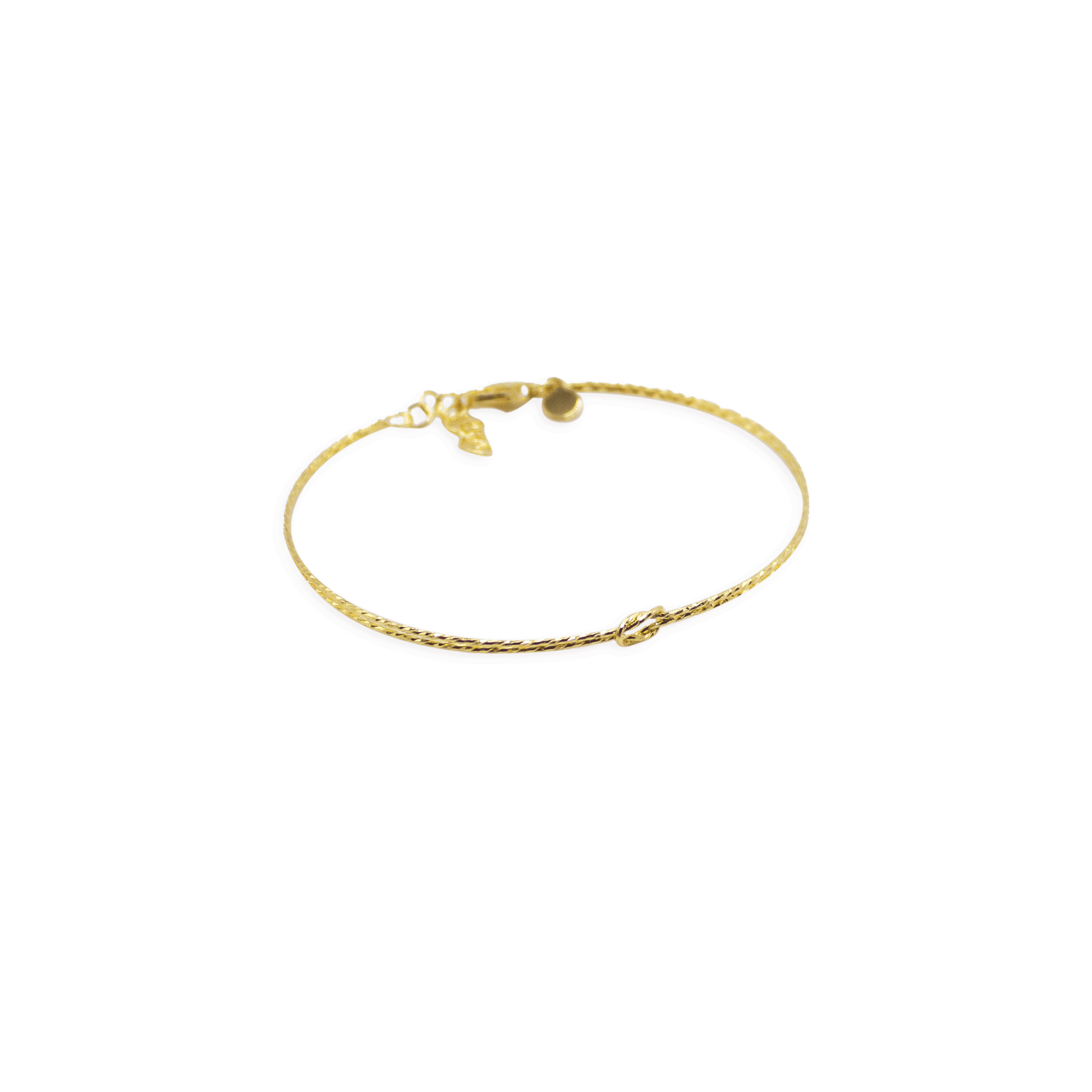 Malaga Diamond-Cut Rigid Knot Bracelet