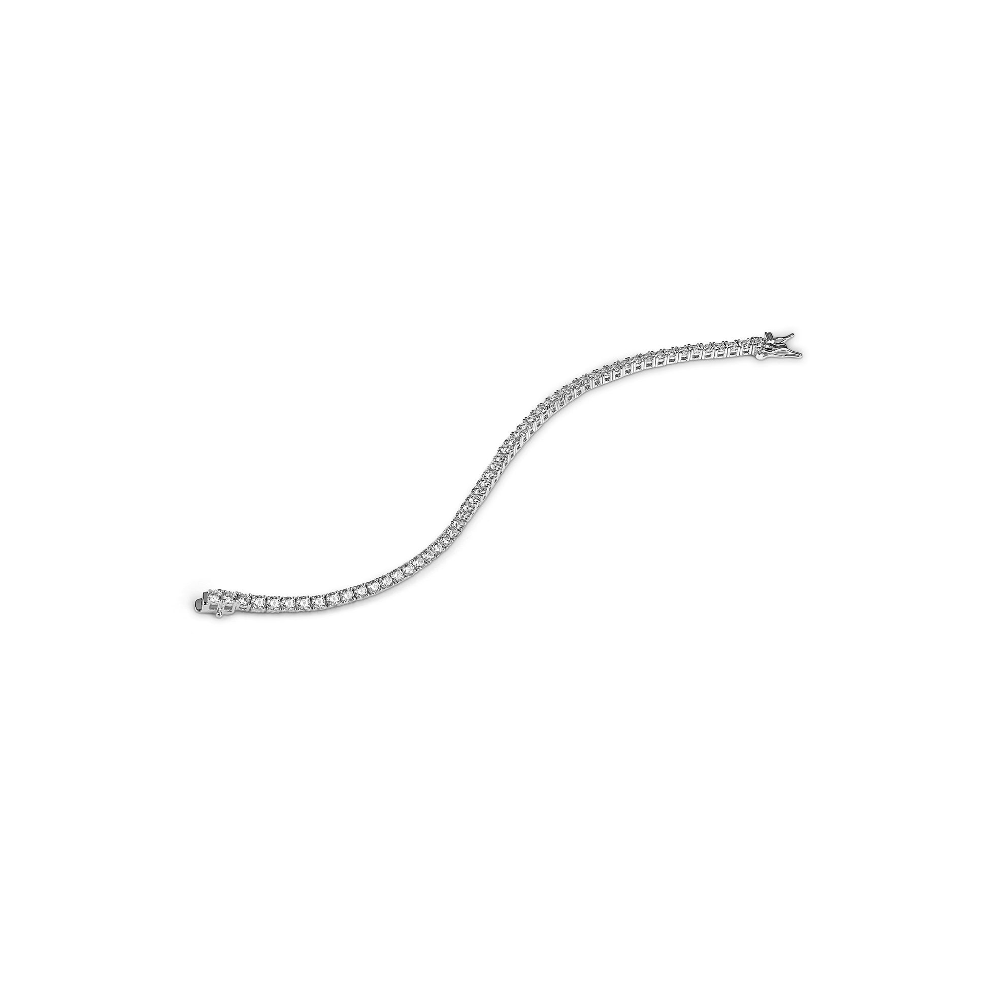 Sandy White Tennis Bracelet