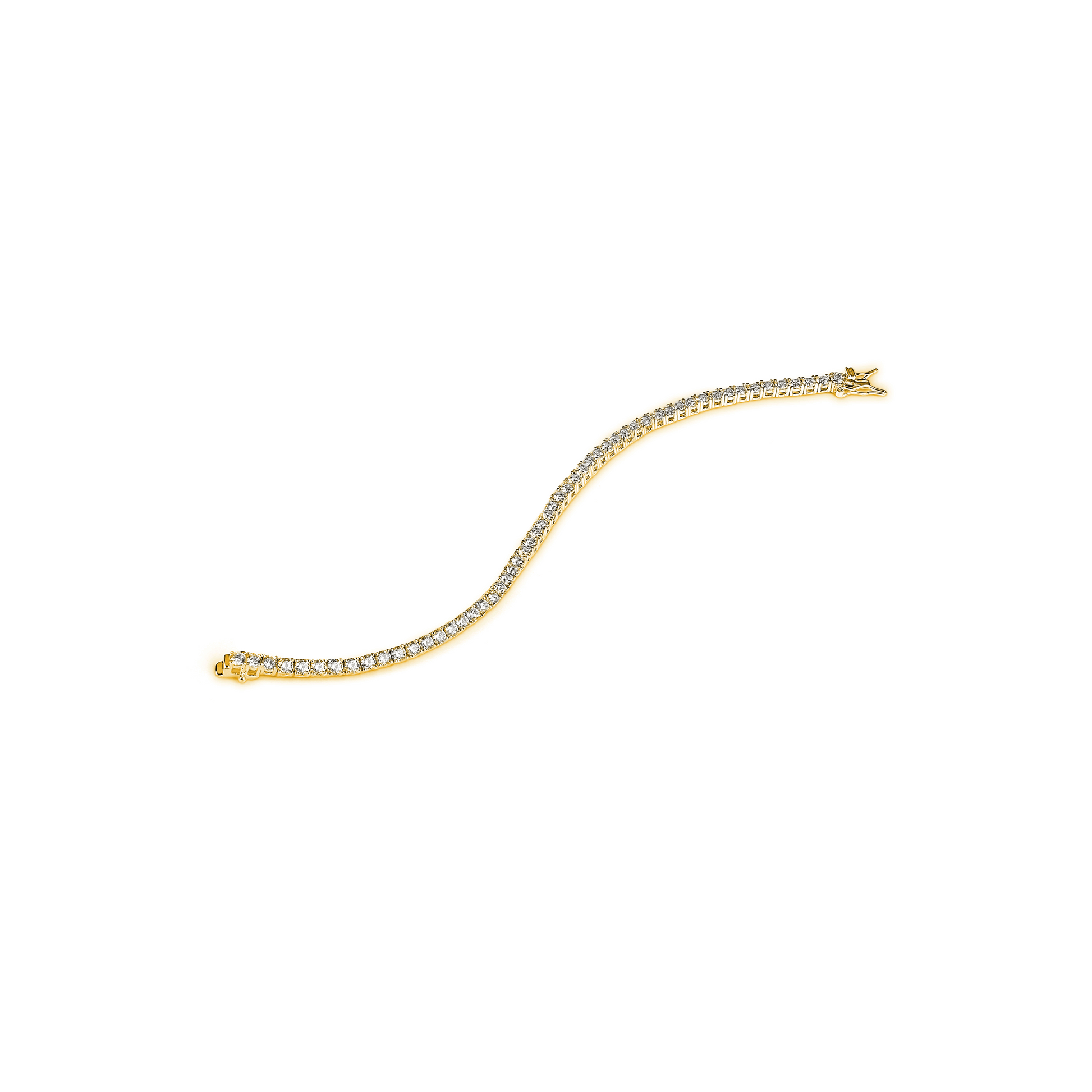 Sandy White Tennis Bracelet