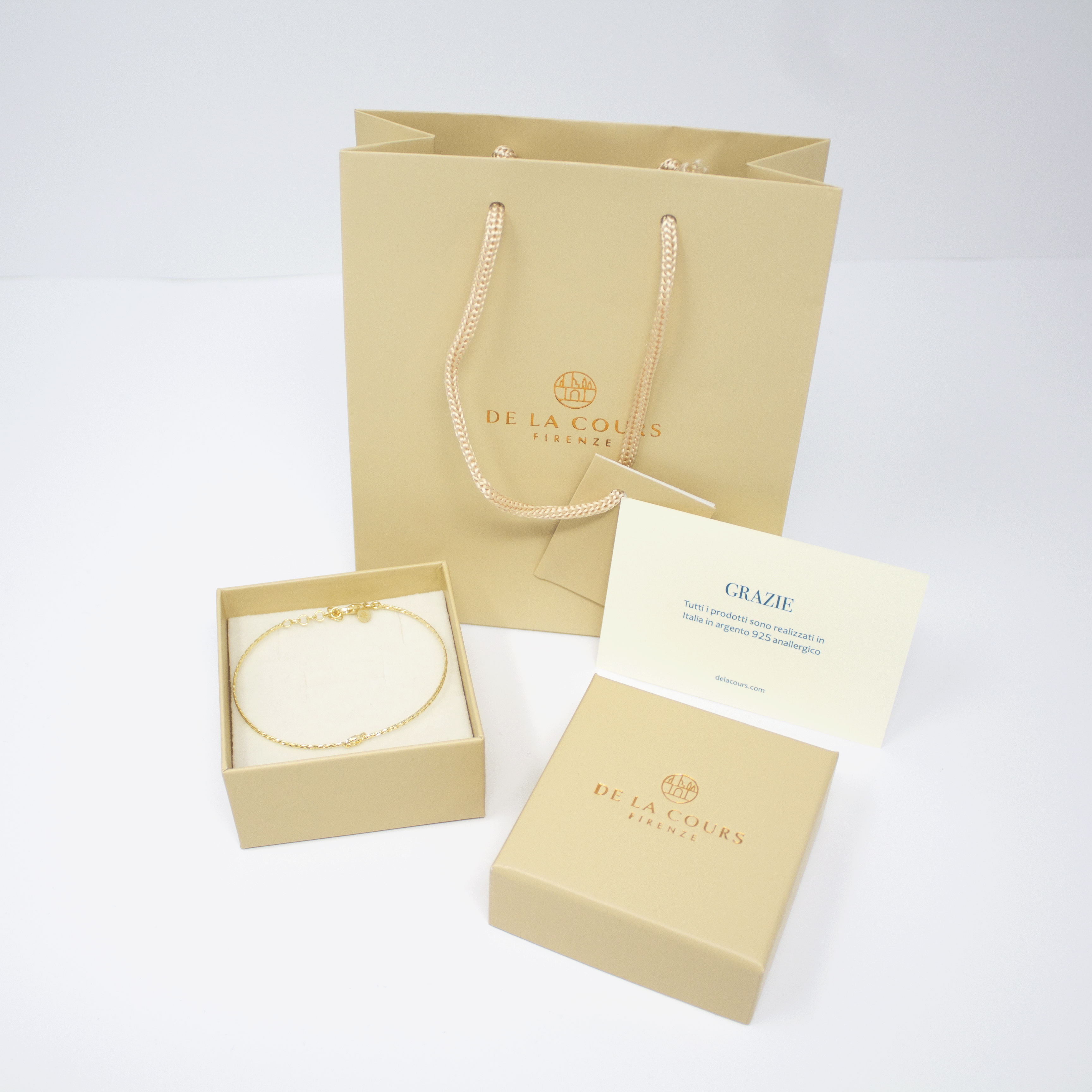 Bracciale Malaga Diamantato Rigido Nodo