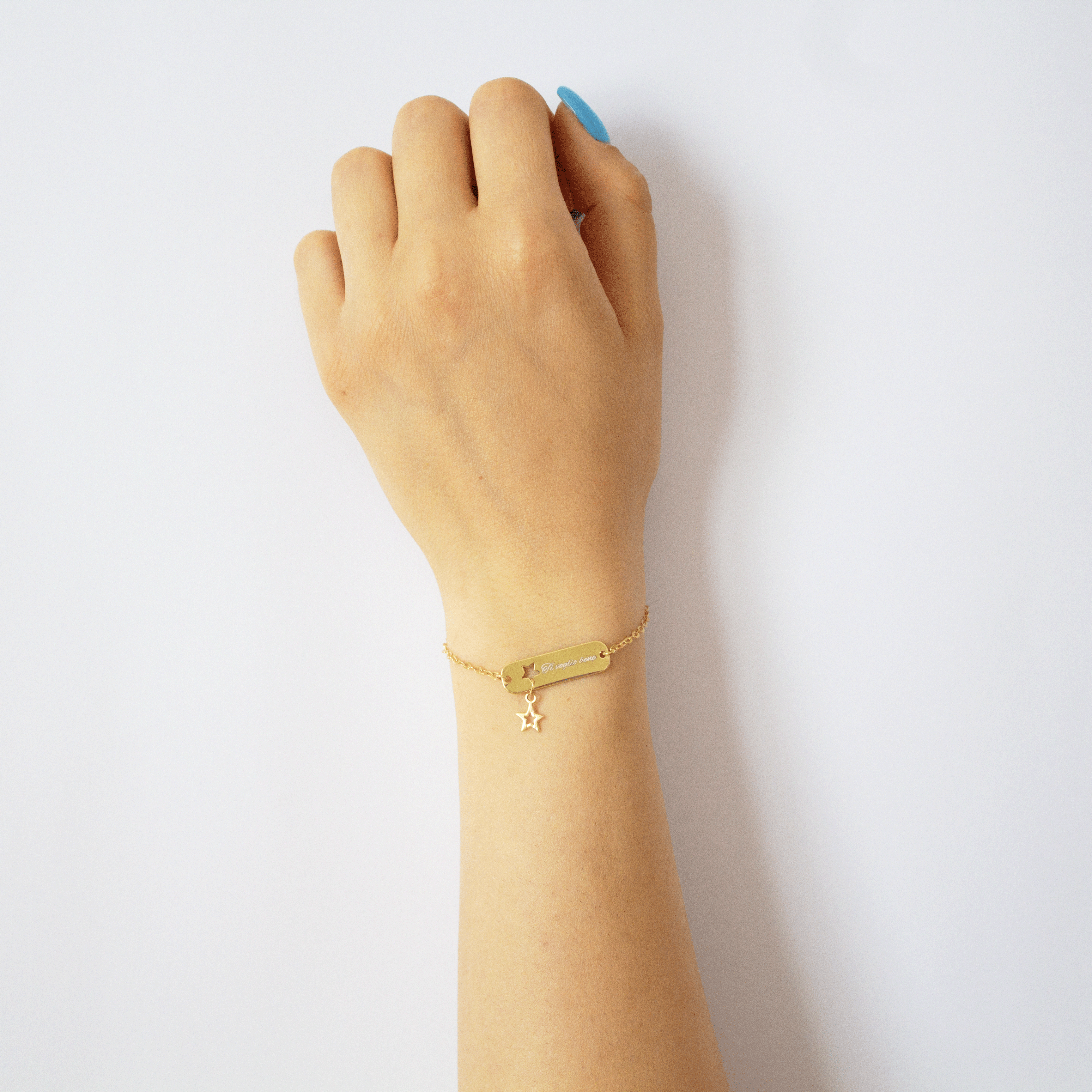 Bracciale Memories con Targhetta e Stella