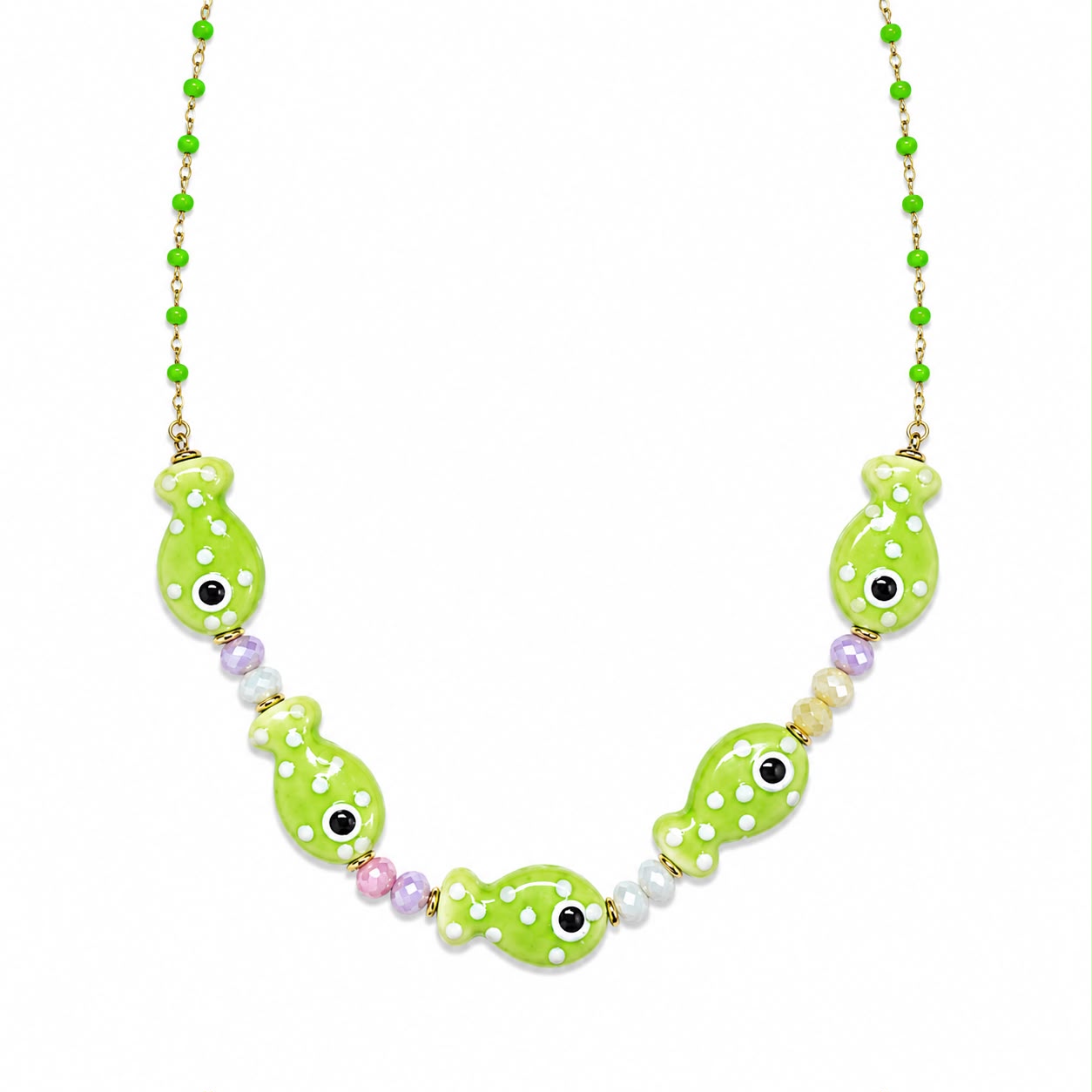 Collana Amarea Verde