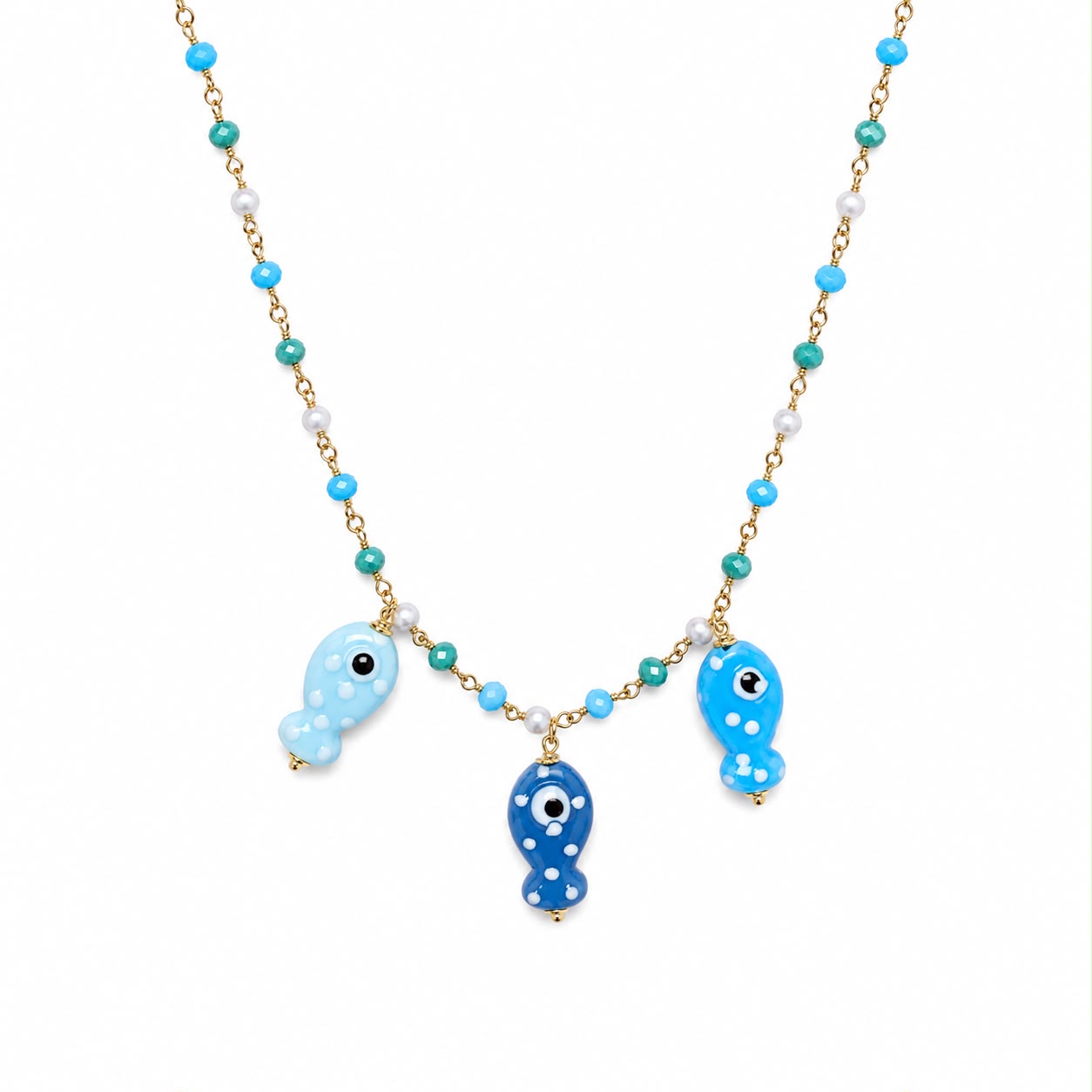 Collana Amarea Blu Pendente
