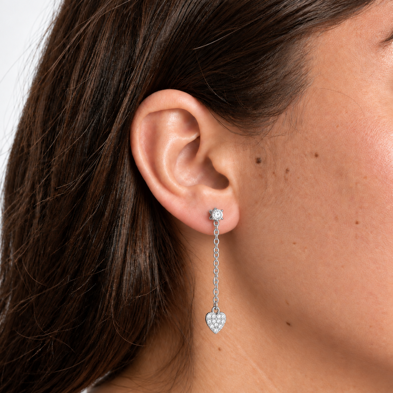 Sandy Slim Tennis Earrings