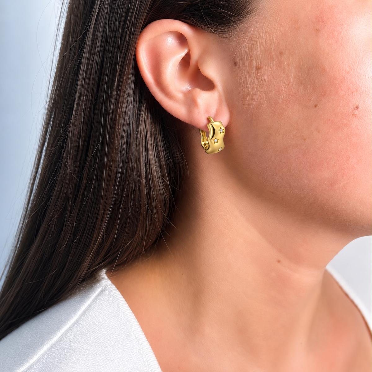 Sofia Hoop Earrings