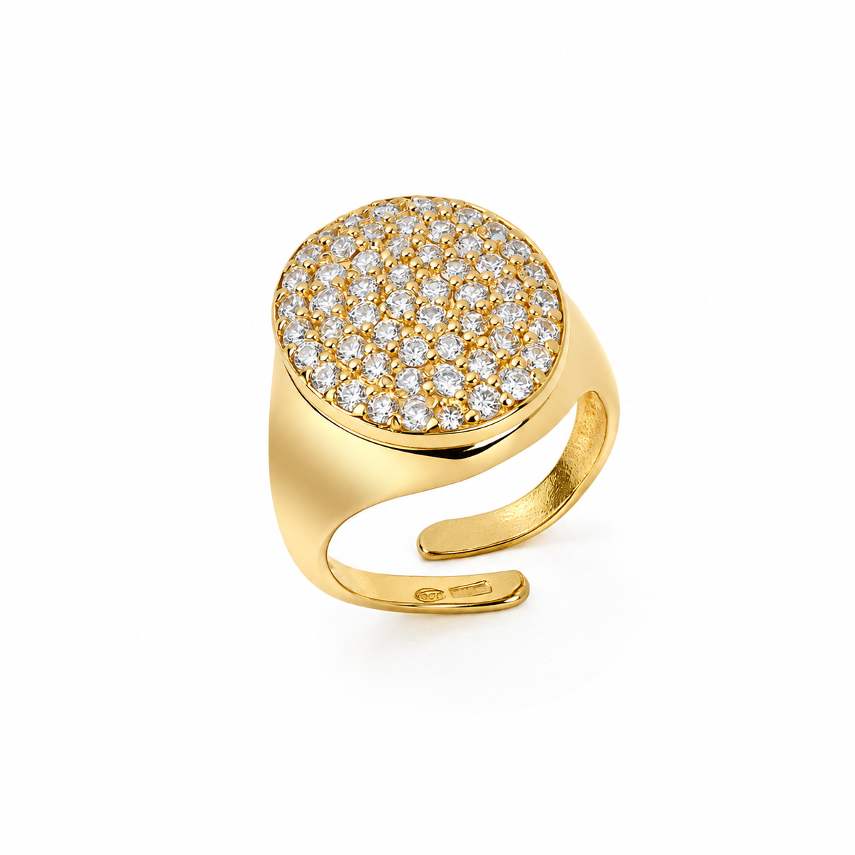 Anello Madera Ovale da Mignolo Luxury Strass