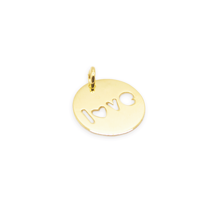Ciondolo Medaglia Love