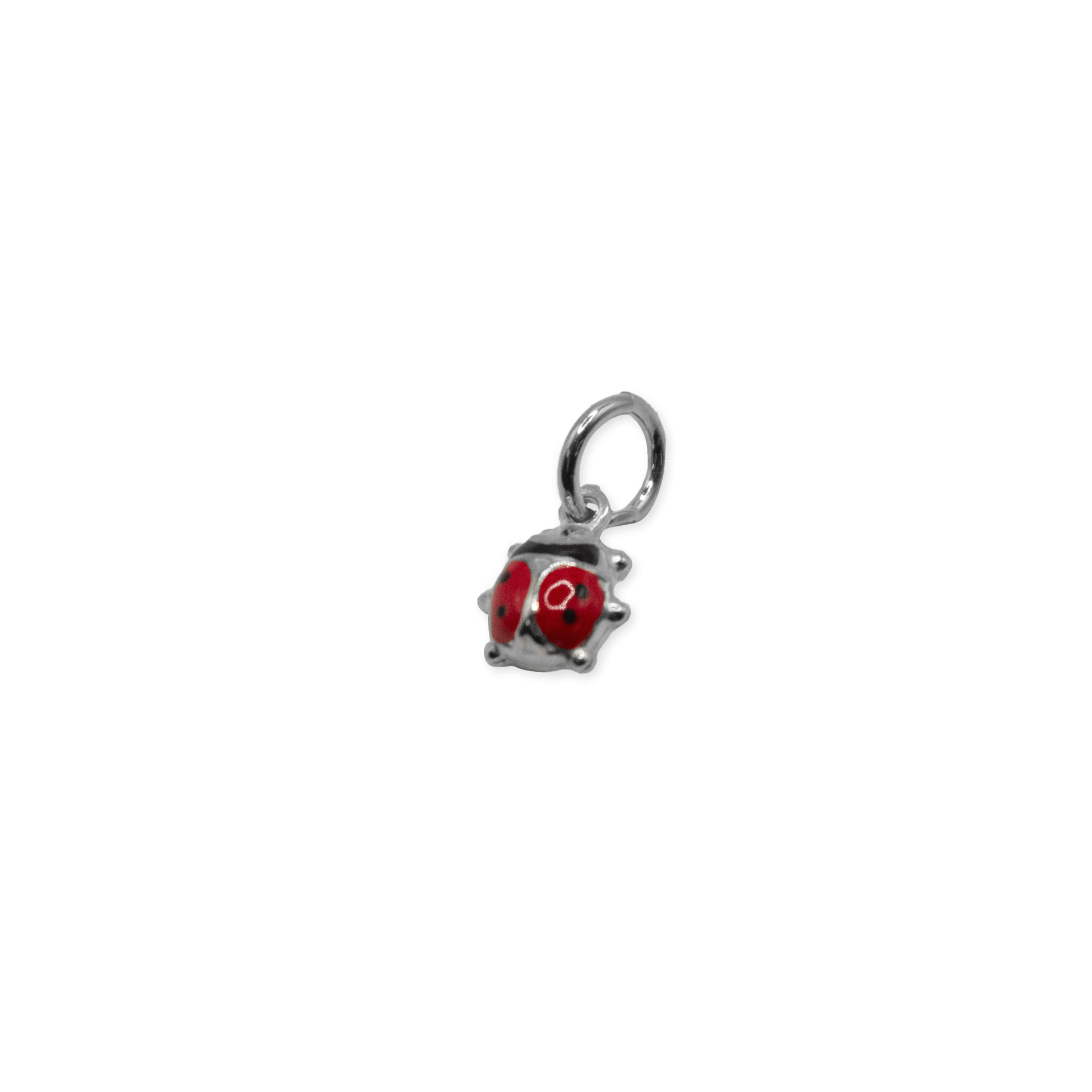 Ladybug Pendant Red Enamel