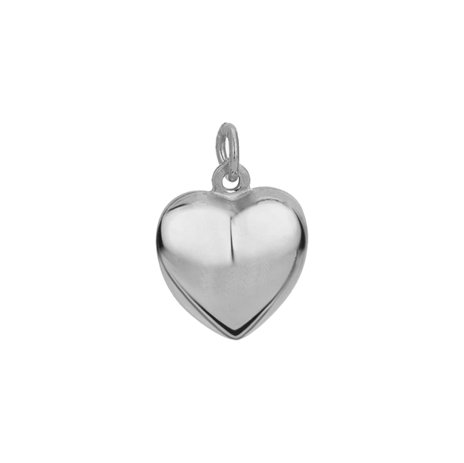 Large domed heart pendant