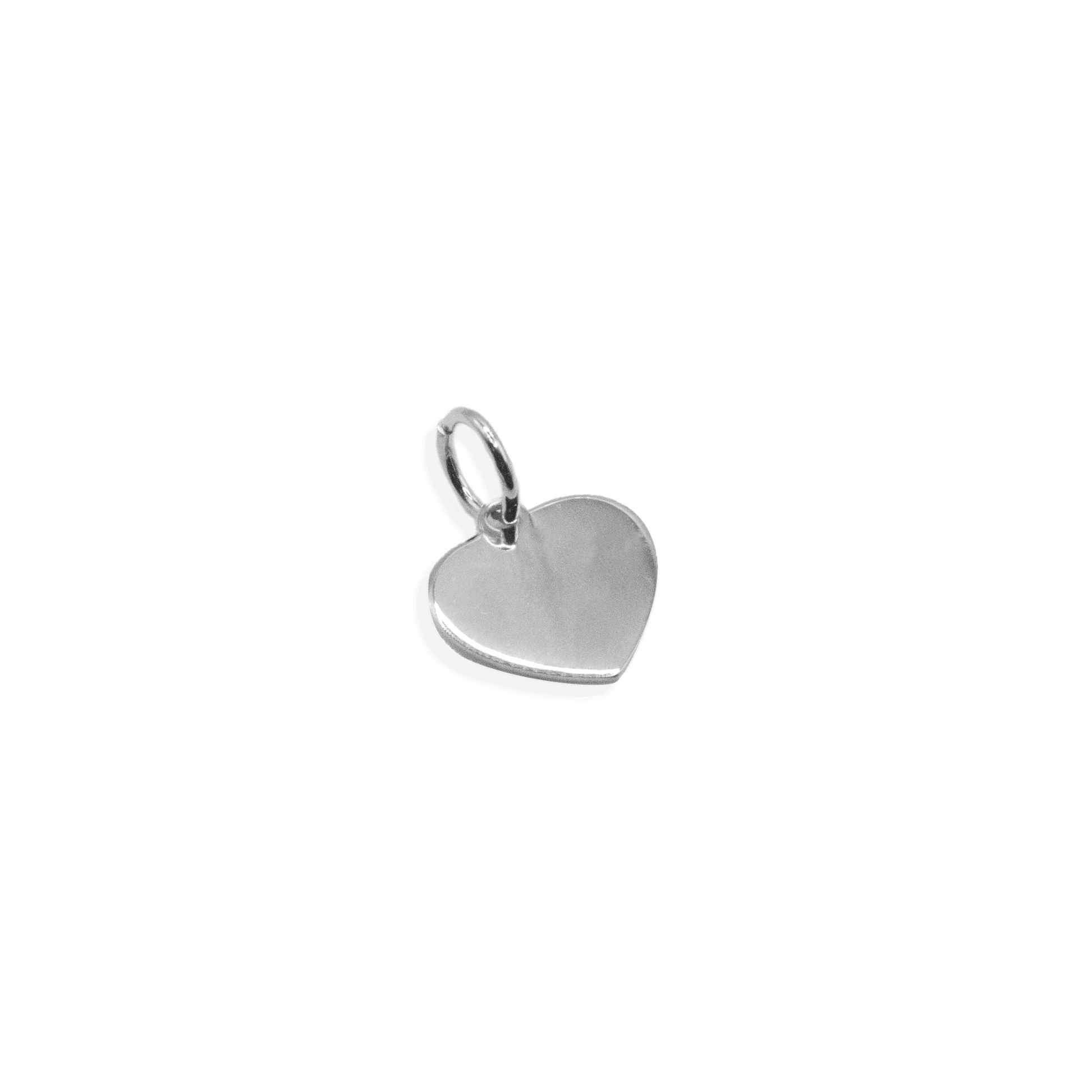 Small Plate Heart Pendant