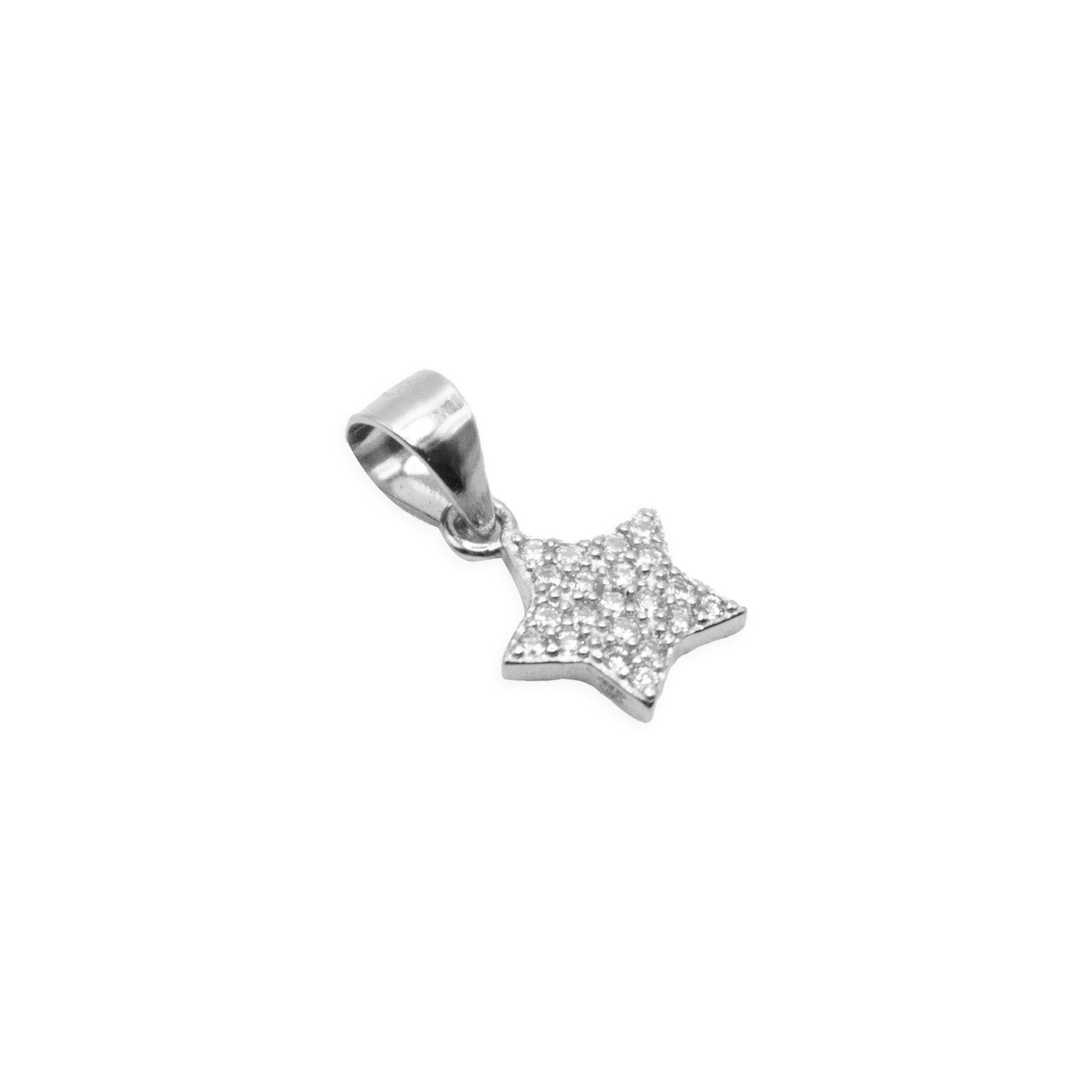 Small Zircon Star Pendant