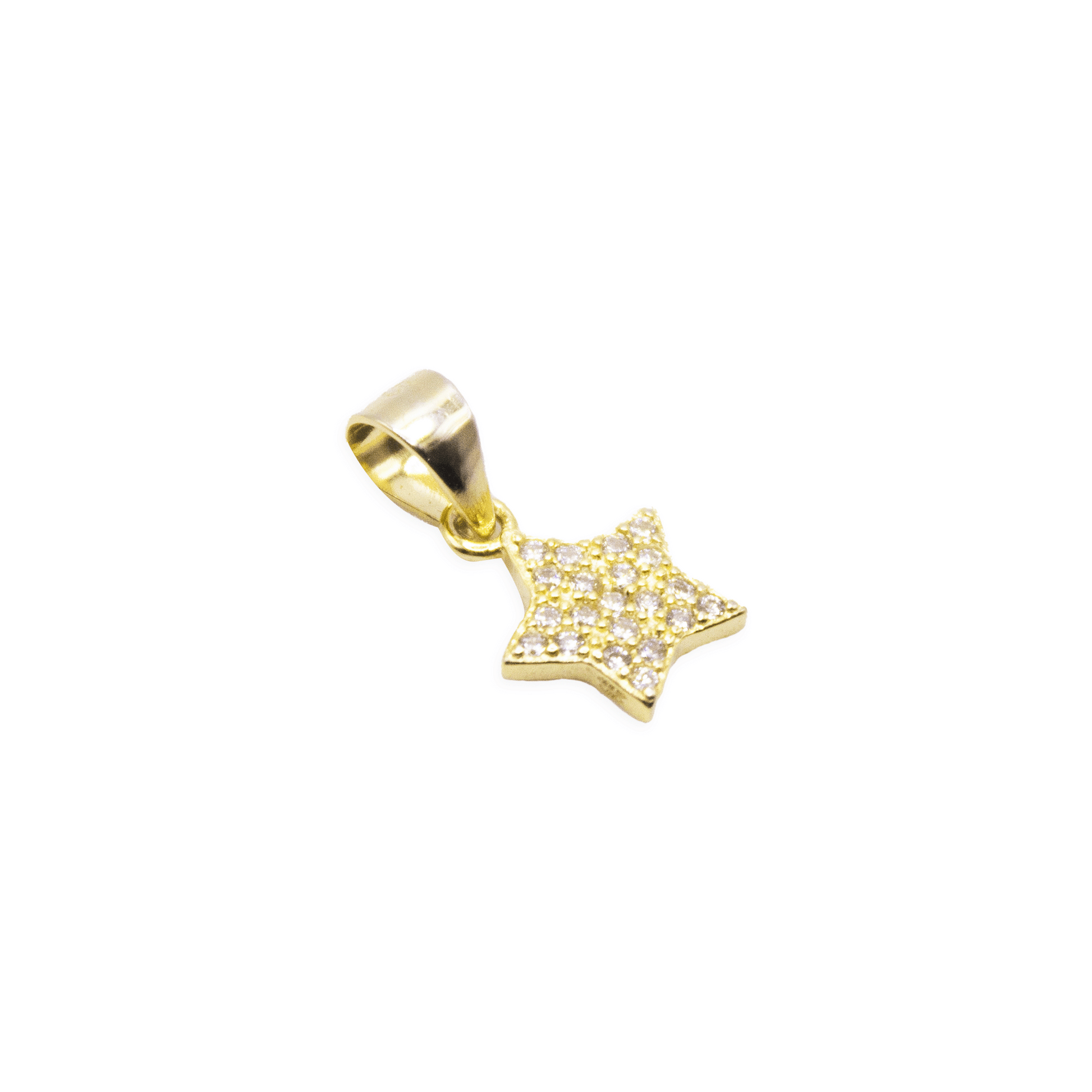 Small Zircon Star Pendant
