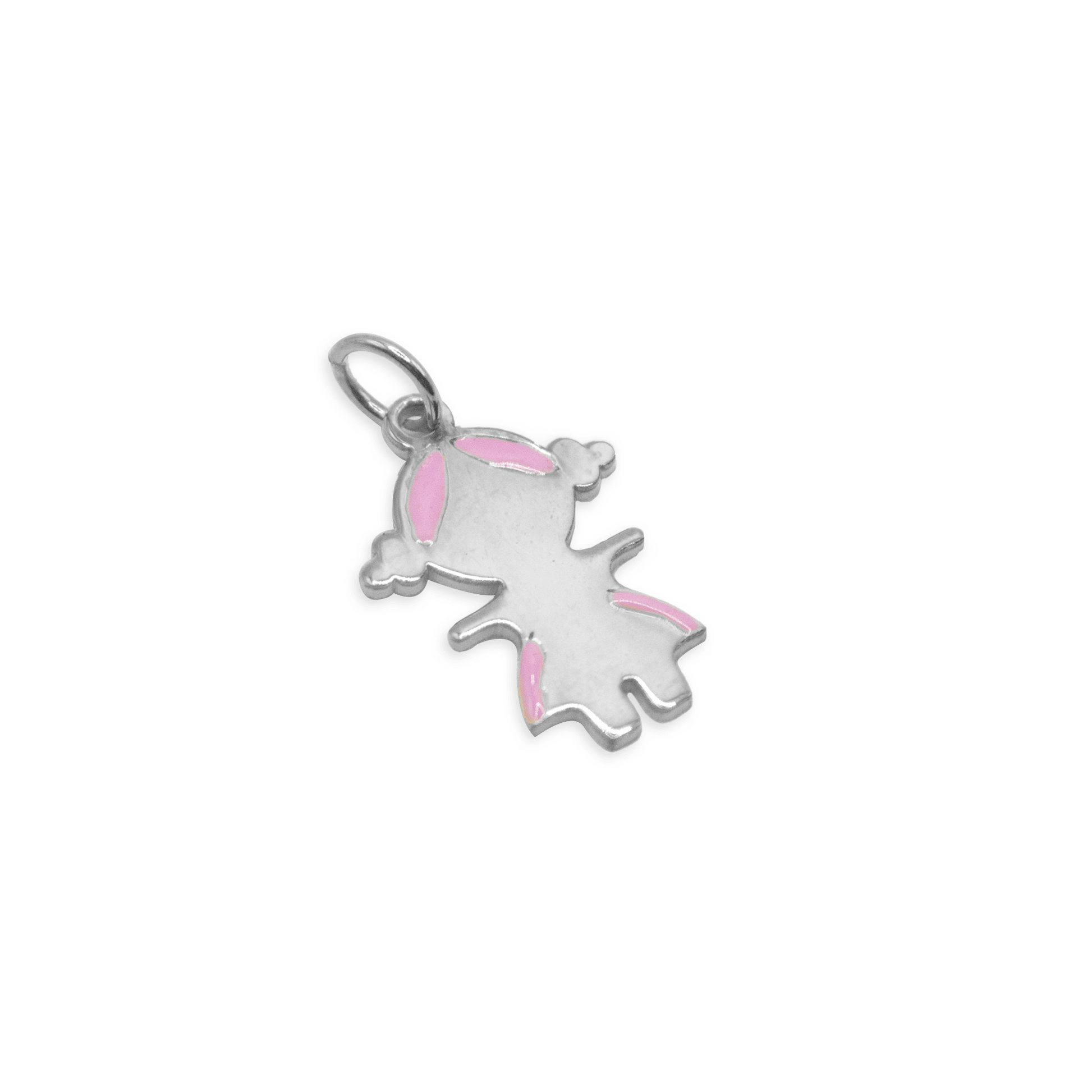 Girl Pendant Enamel