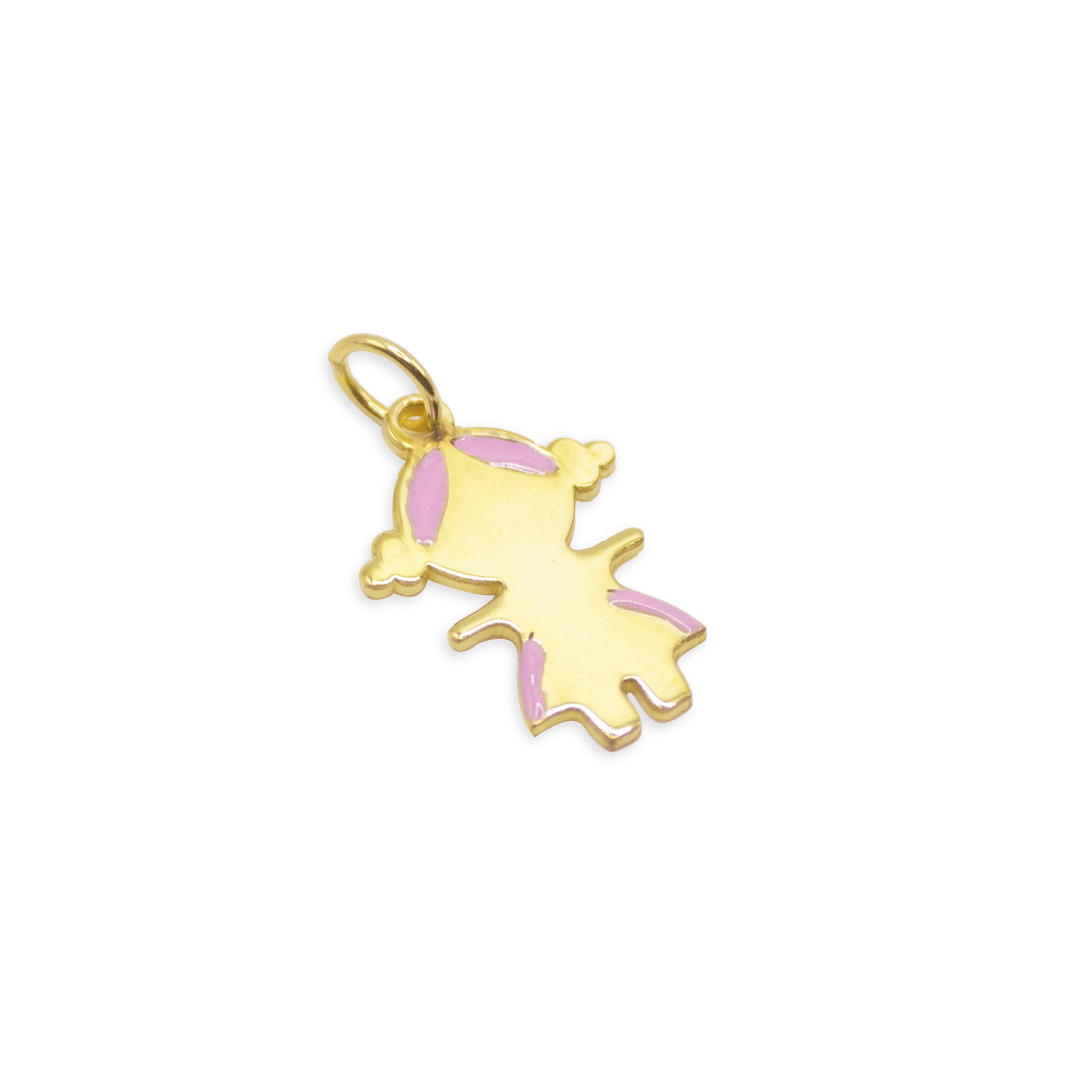 Girl Pendant Enamel