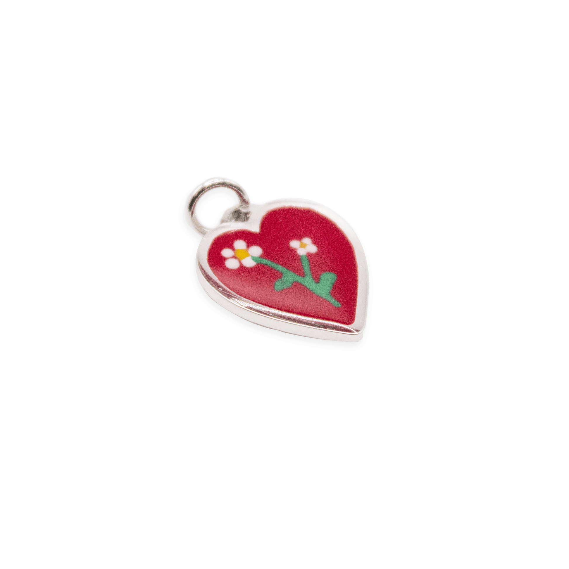 Ciondolo Cuore con Fiore