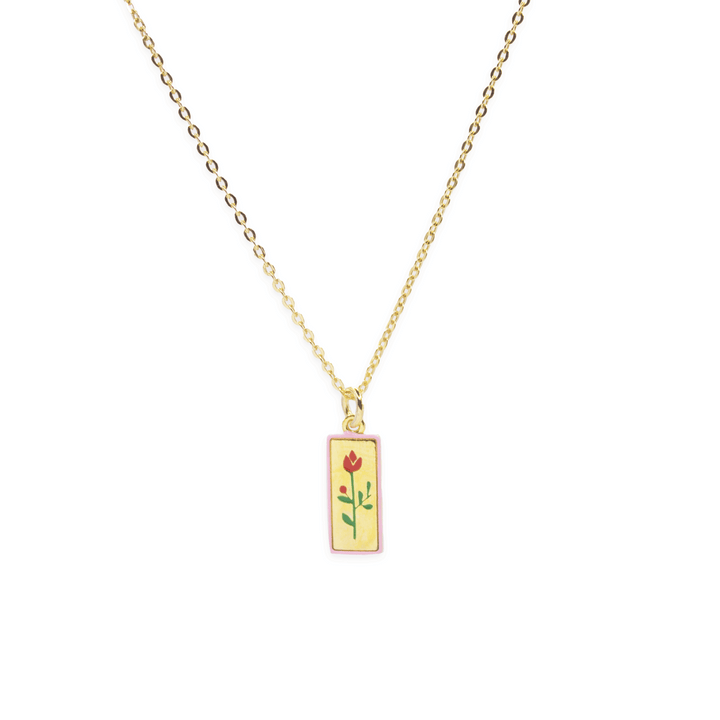 Collana Giverny Targa Rettangolare