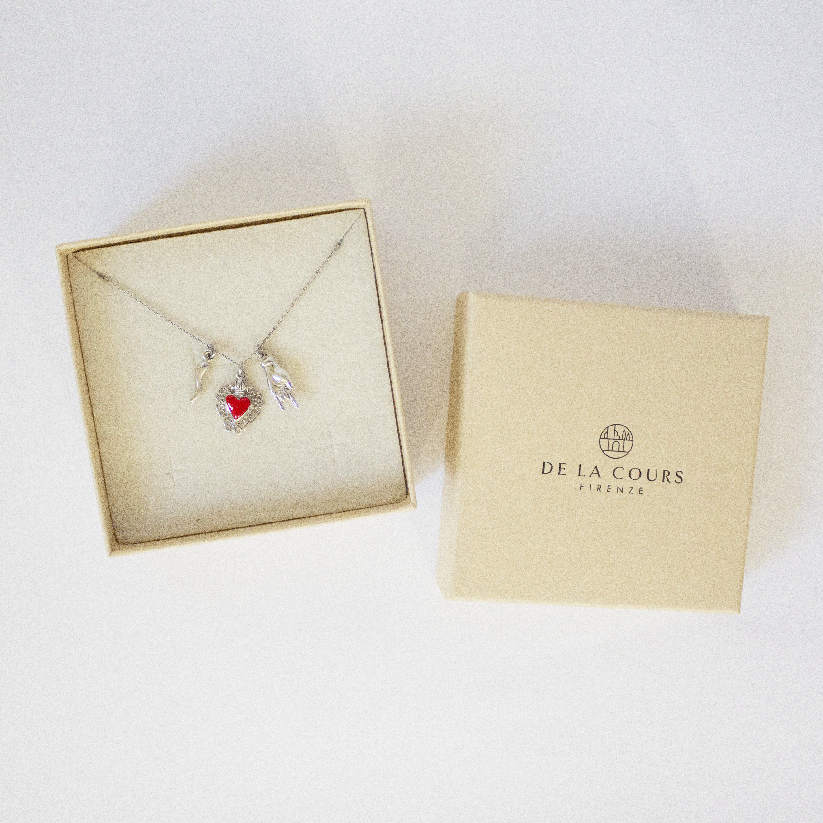 Collana Napoli Cuore Rosso