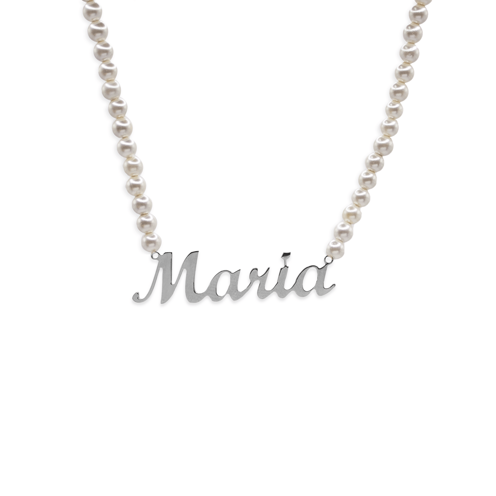 Personalized Pearl Necklace