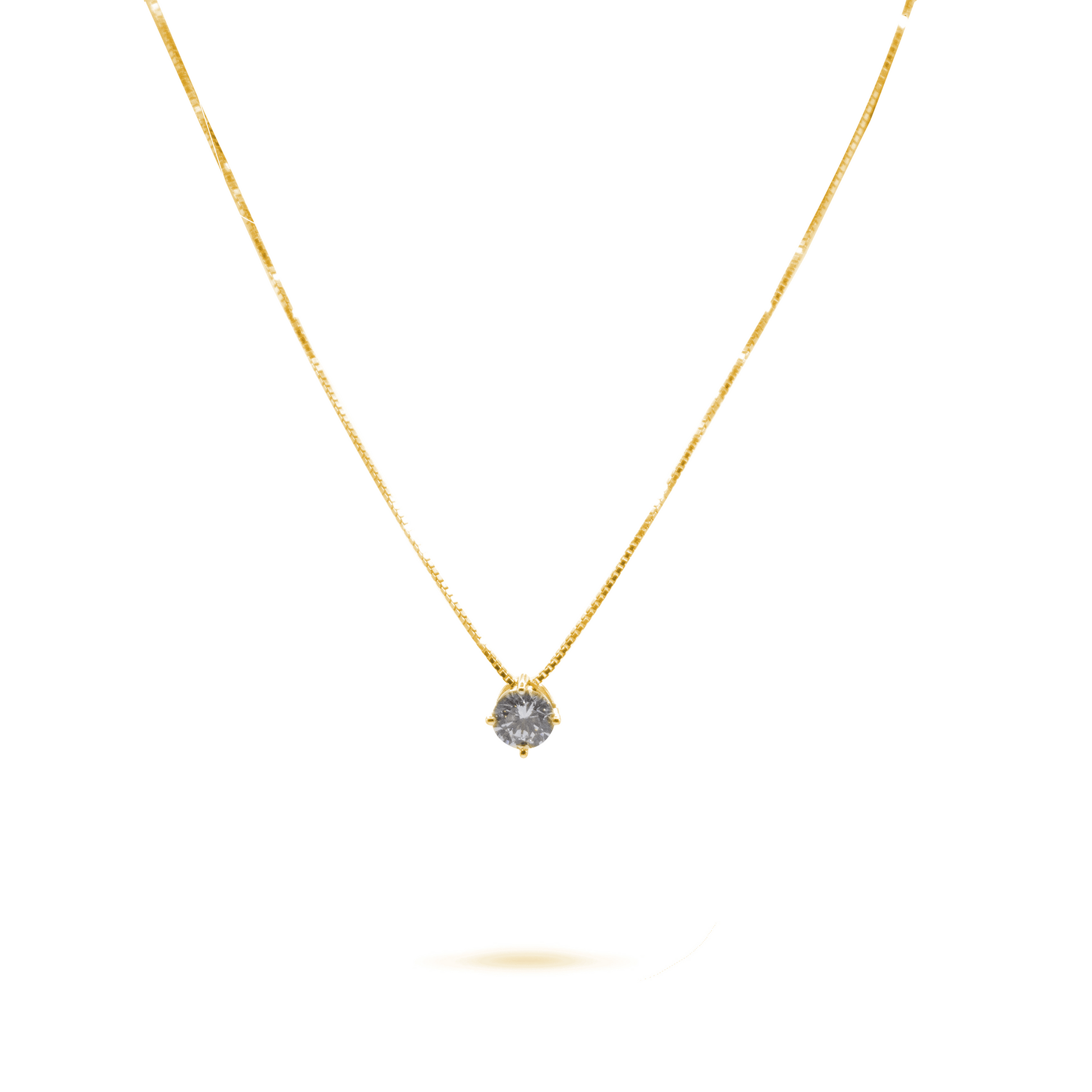 Taormina Necklace with Solitaire