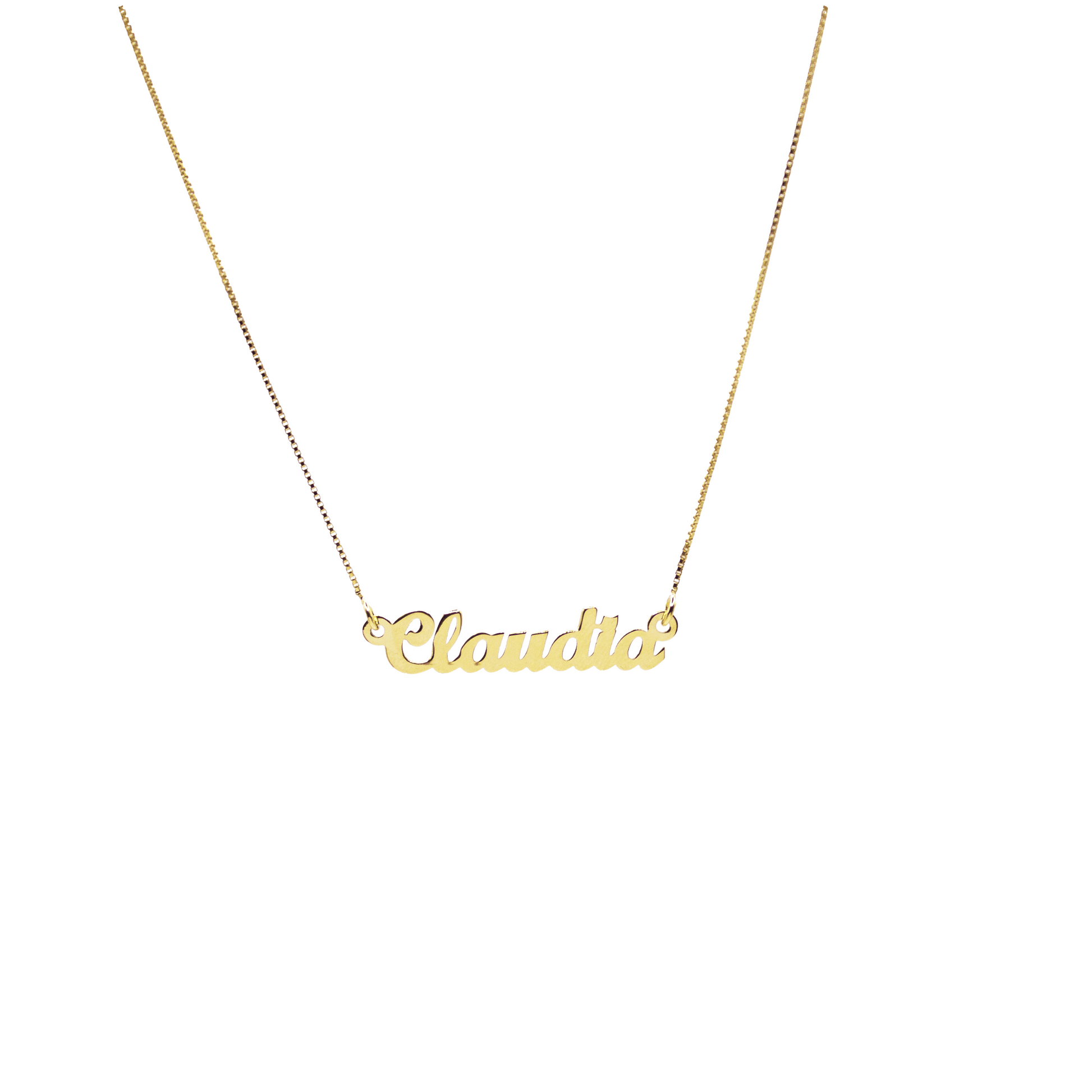 Mini Cursive Name Necklace