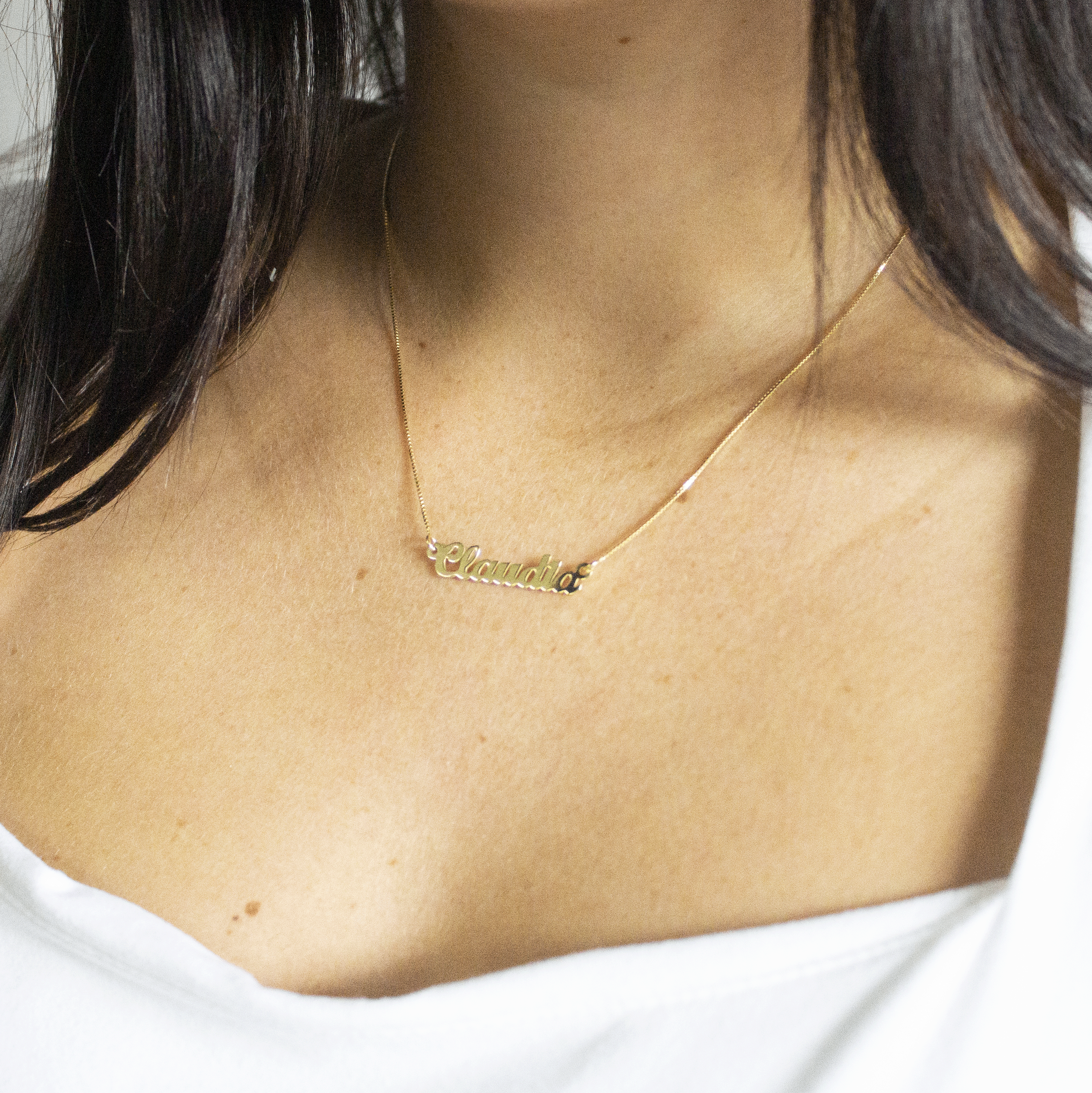 Collana Nome Corsivo Mini