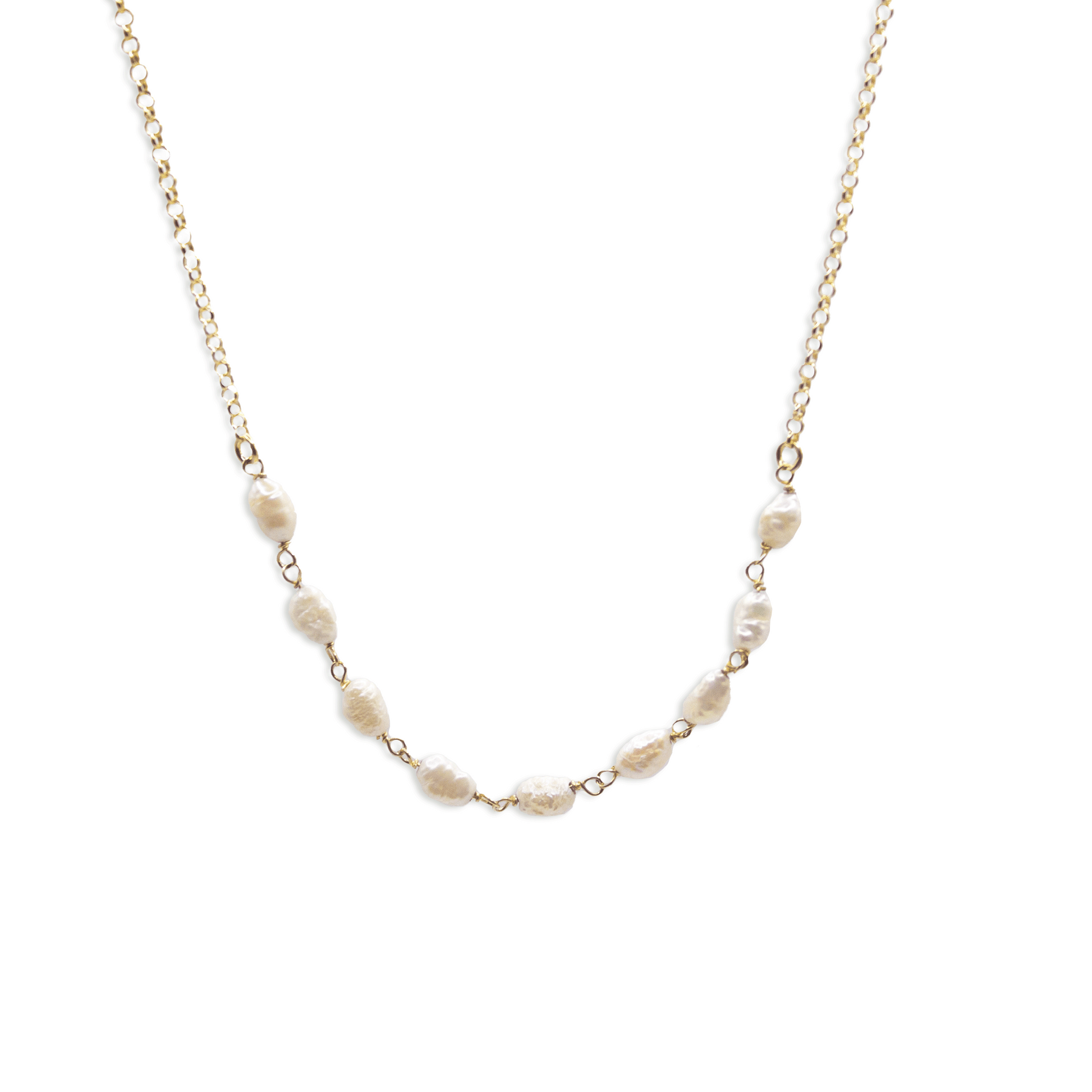 Collar de Perlas Naturales