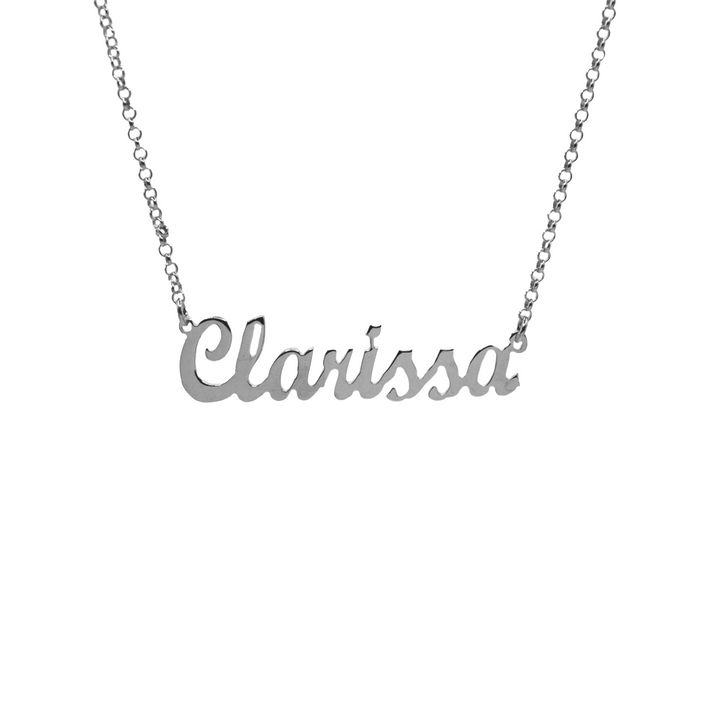 Collana Nome corsivo Big