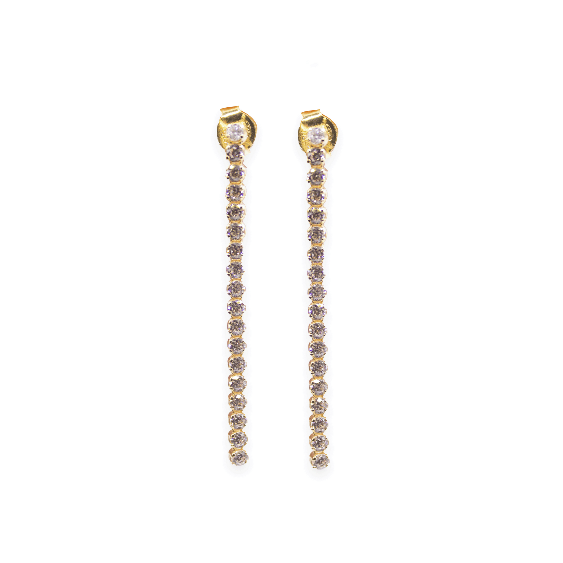 Sandy Slim Tennis Earrings