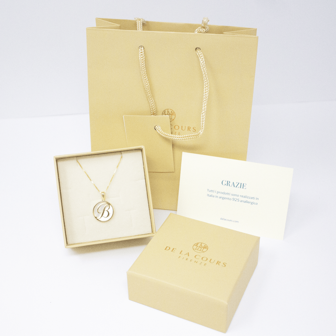 Collana Lettera Madreperla