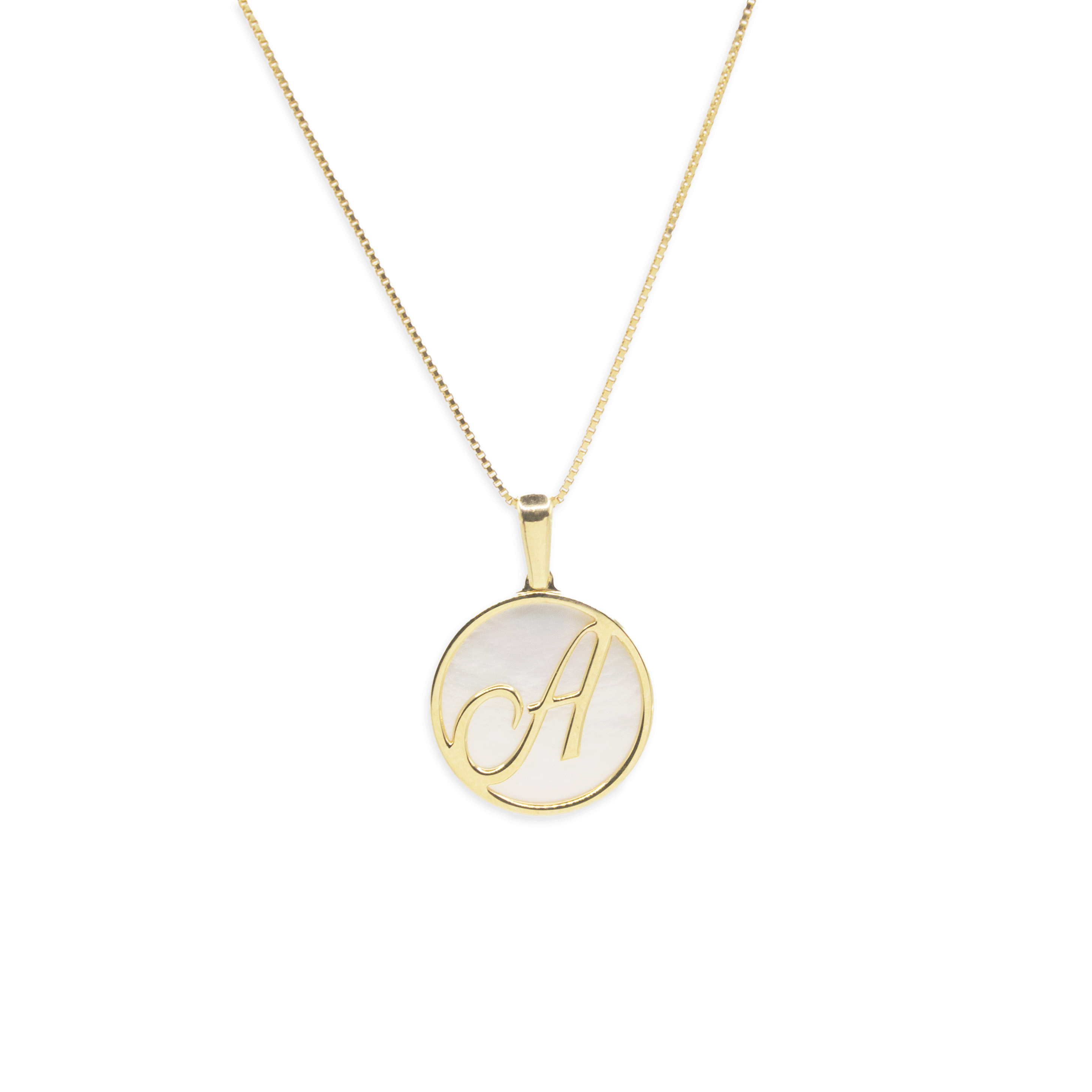 Collana Lettera Madreperla