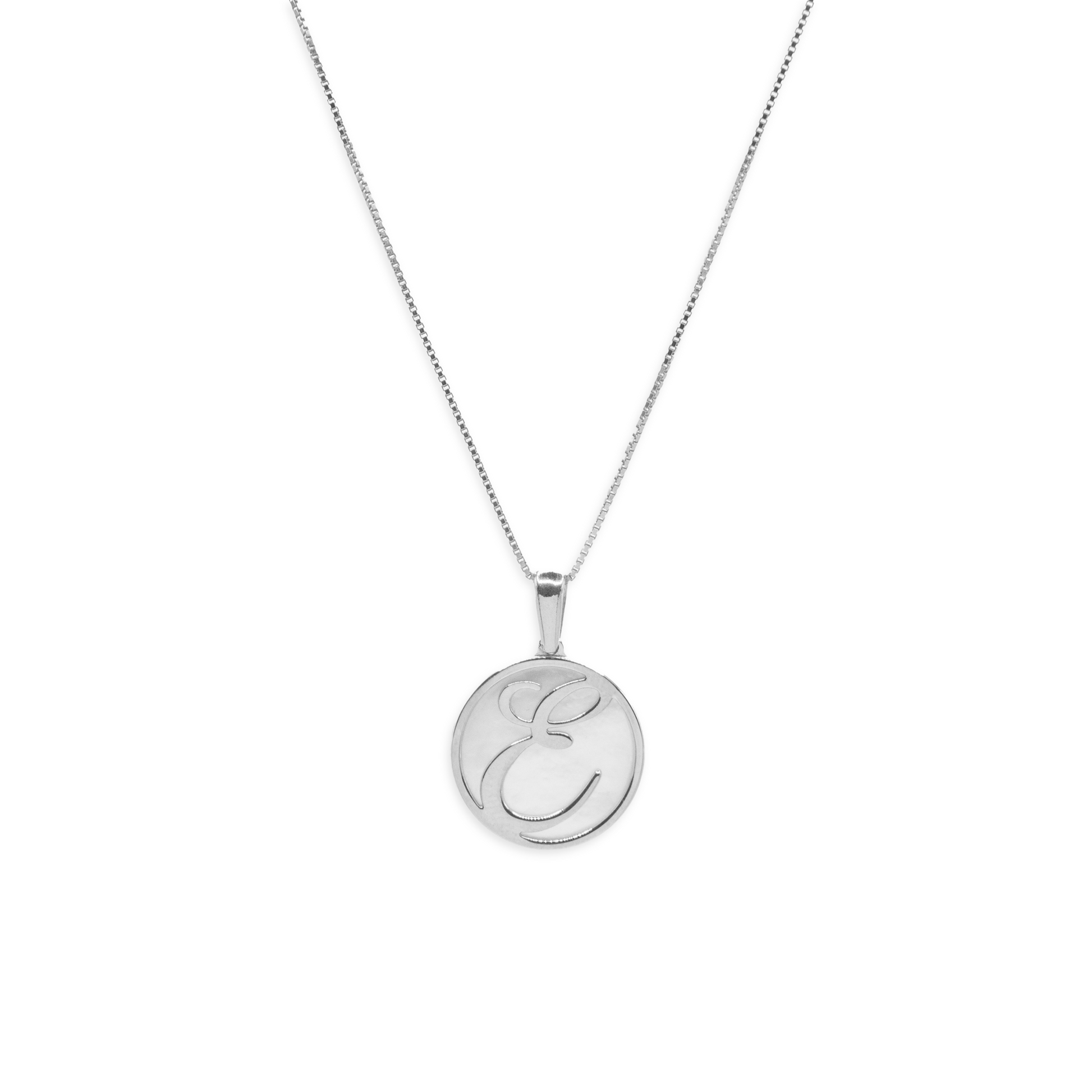 Mother-of-Pearl Letter Necklace
