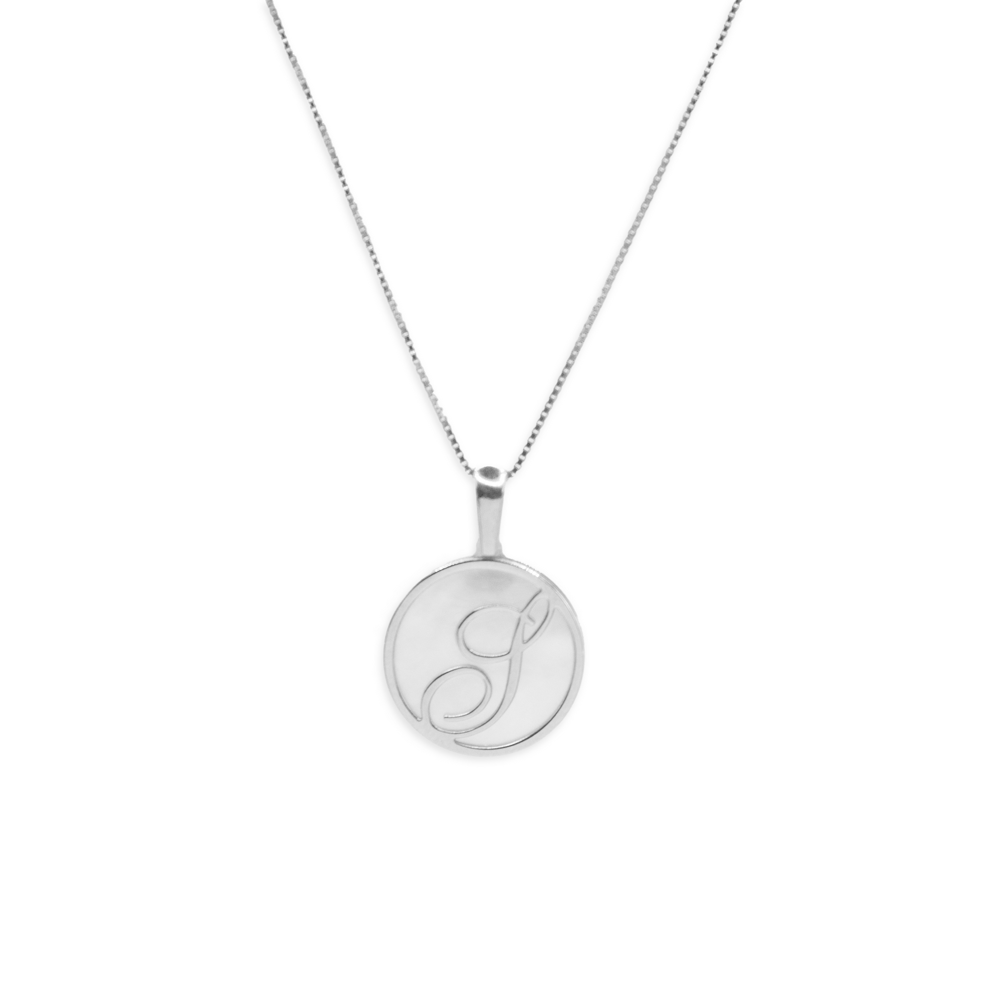 Mother-of-Pearl Letter Necklace